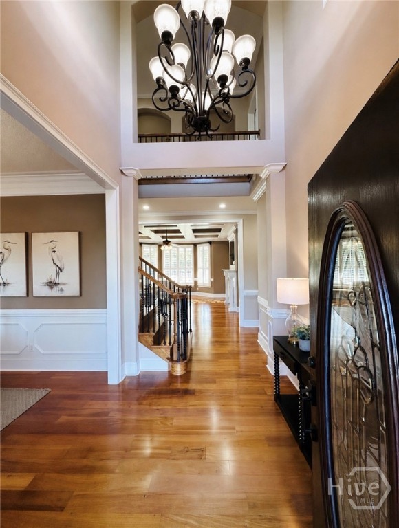 197 Cubbedge Drive Rincon, GA 31326 - Photo 2 of 43 Grand Foyer leading to Formal Dining and Living Room