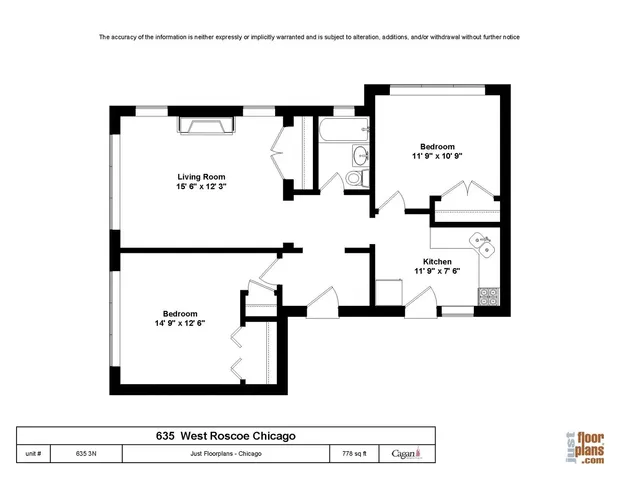 $2,495 | 635 West Roscoe Street, Unit N1, Chicago, IL 60657
