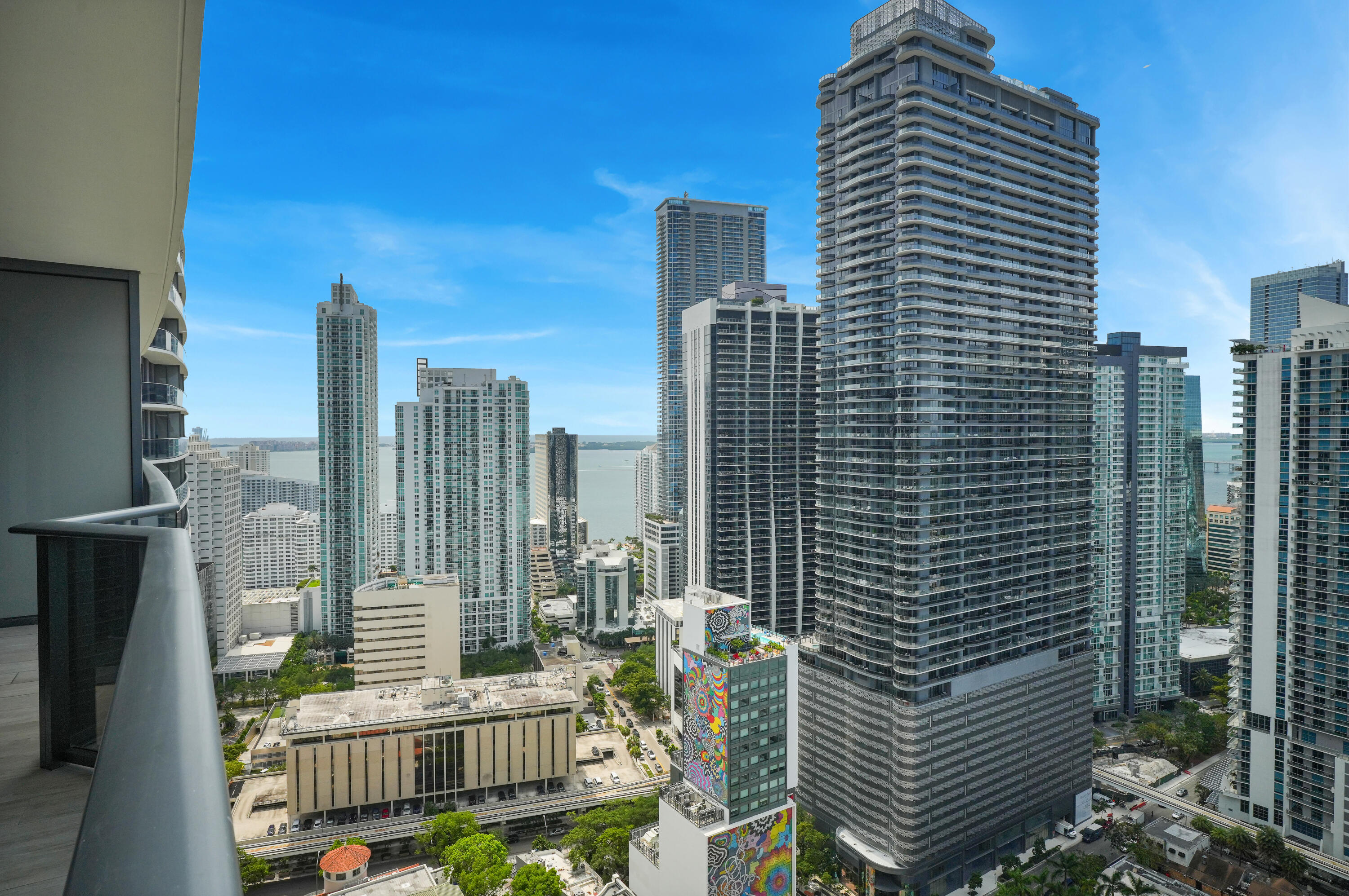 55 Southwest 9th Street, Unit 3504 Miami, FL 33130 - Photo 26 of 33 a view of balcony with city view