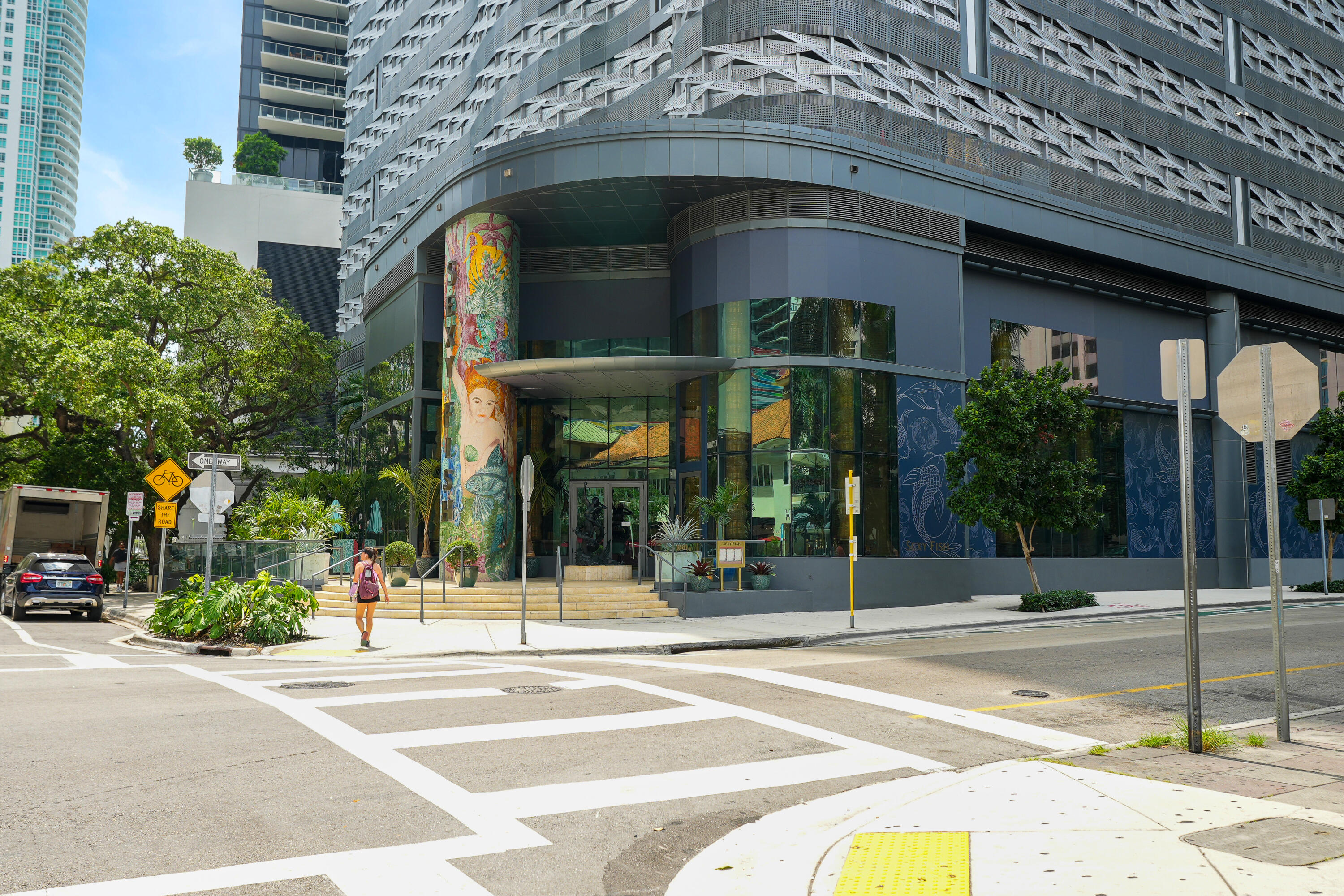 55 Southwest 9th Street, Unit 3504 Miami, FL 33130 - Photo 27 of 33 a view of a building entrance