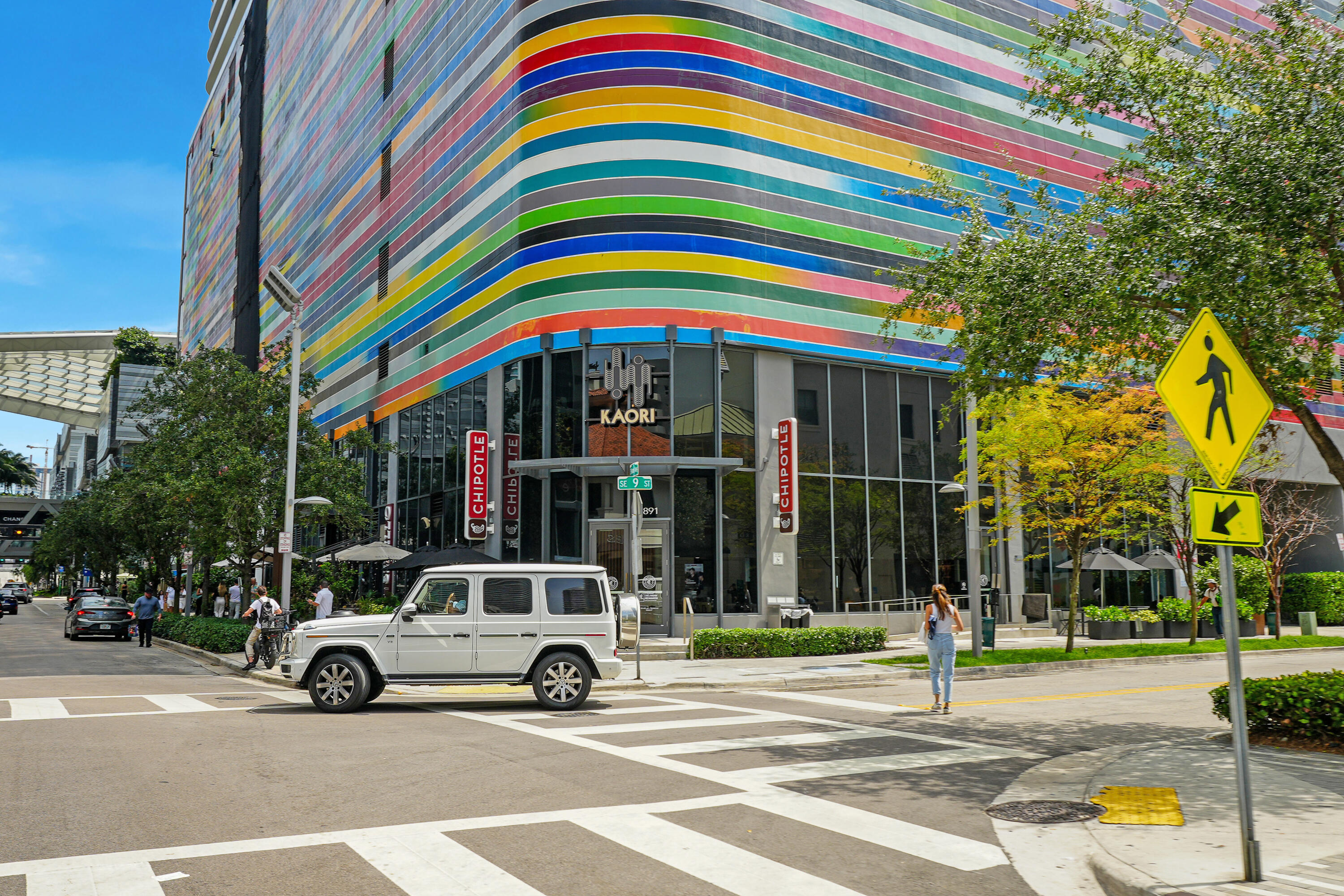 55 Southwest 9th Street, Unit 3504 Miami, FL 33130 - Photo 28 of 33 a view of parking space with lots of swings and slides