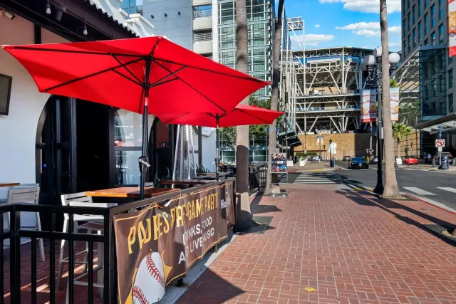 a store front view of retail shop
