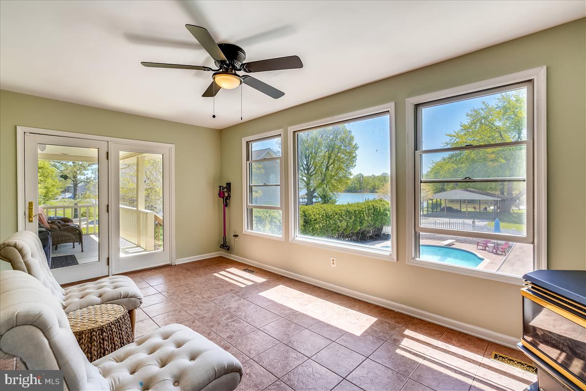 3921 New Section Road Baltimore, MD 21220 - Photo 44 of 84 Main house sunroom (what a view!)