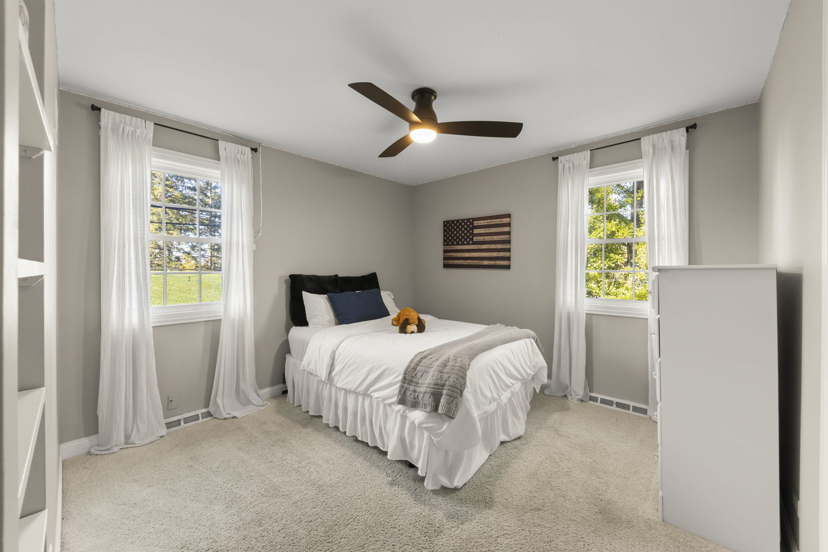 14340 Ridge Avenue Orland Park, IL 60462 - Photo 17 of 25 a bedroom with a bed and a window