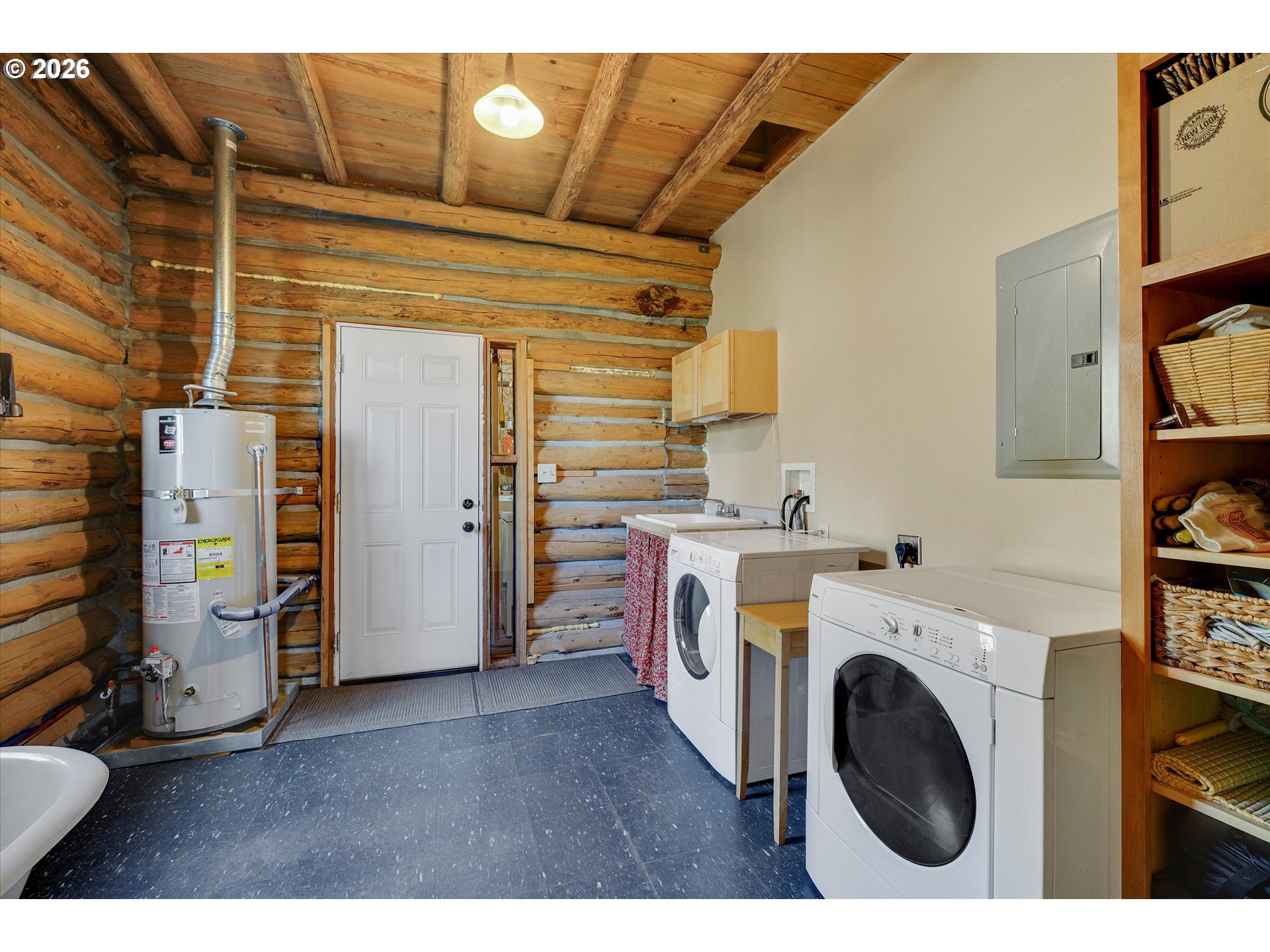2215 Pine Oak Road Mosier, OR 97040 - Photo 24 of 46 a view of a storage & utility room with washer and dryer