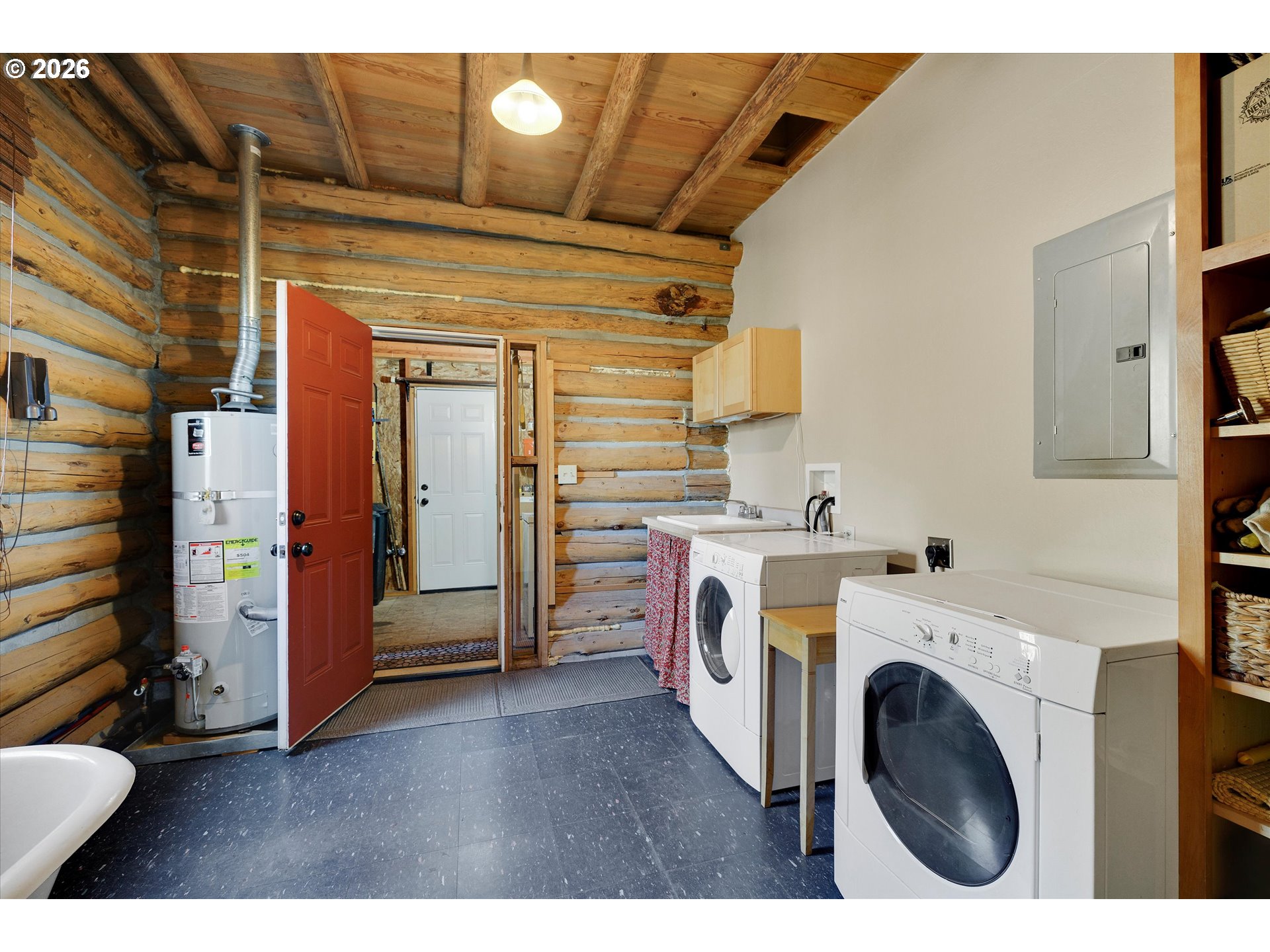 2215 Pine Oak Road Mosier, OR 97040 - Photo 26 of 46 a utility room with dryer and washer