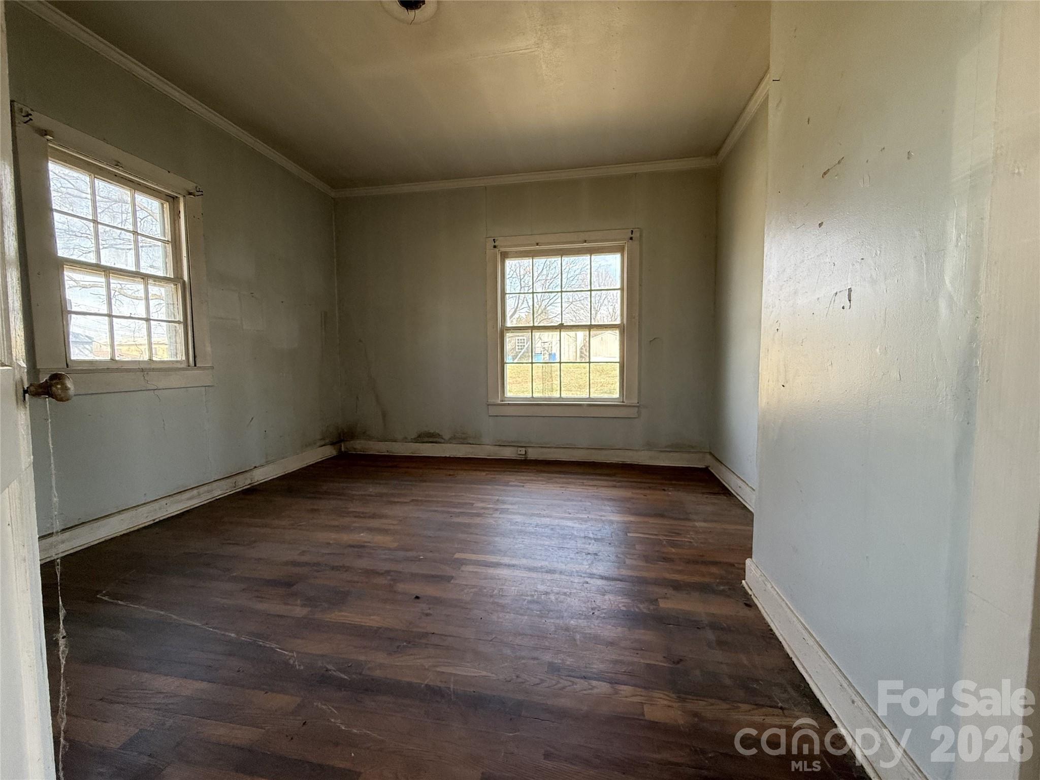 0 Campground Road Denver, NC 28037 - Photo 6 of 11 an empty room with wooden floor and windows
