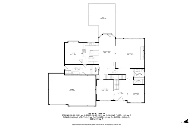 a picture of floor plan