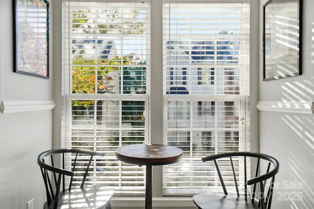 a table and chairs in a kitchen