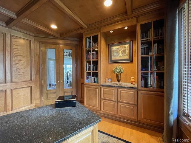 4831 Goodison Pl Drive Rochester, MI 48306 - Photo 17 of 36 1st Floor Custom Library - Great for Home office (2).jpg