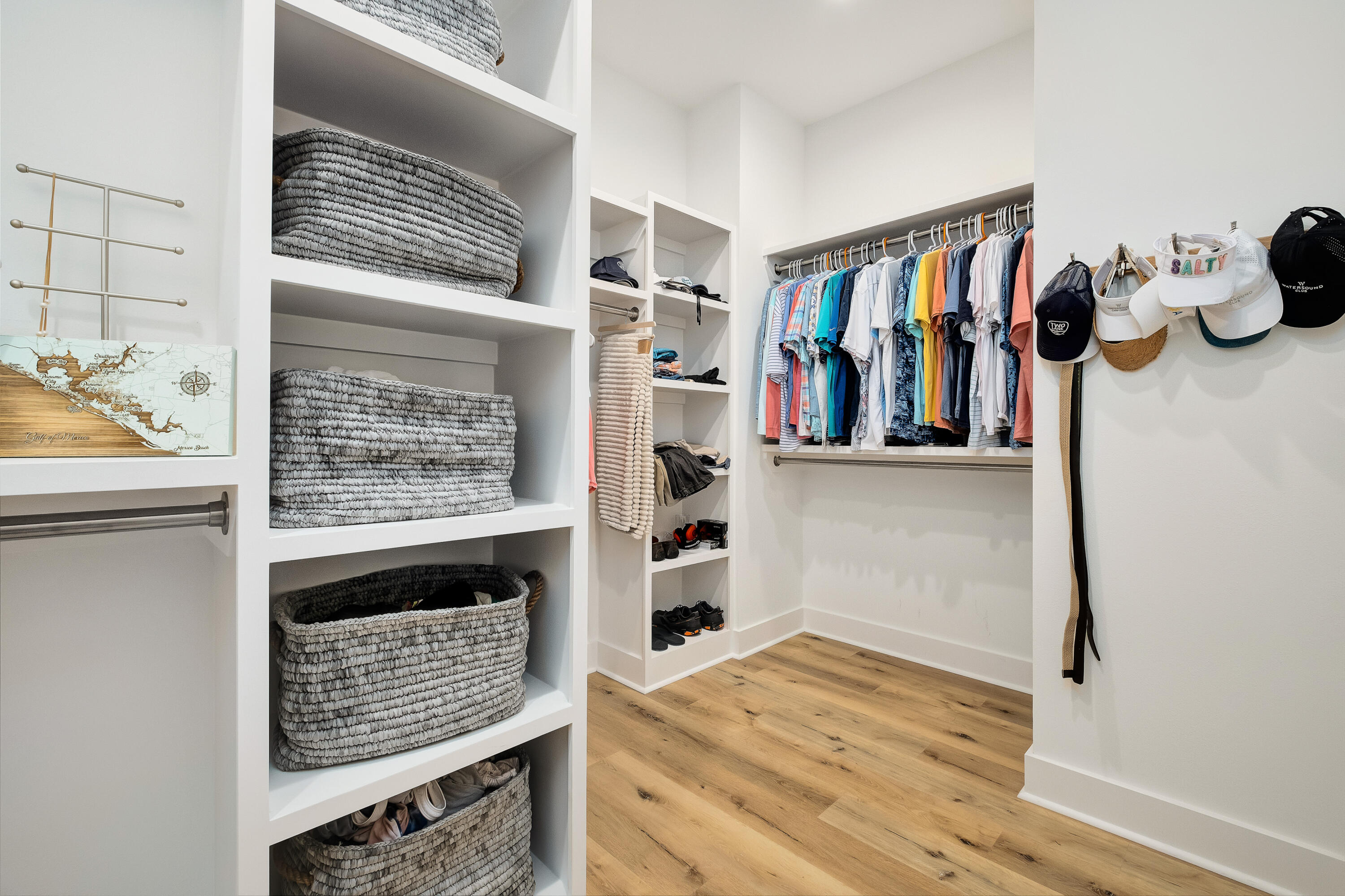 161 Sidecamp Rd Inlet Beach Inlet Beach, FL 32461 - Photo 23 of 66 a view of walk in closet with clothes and shoes