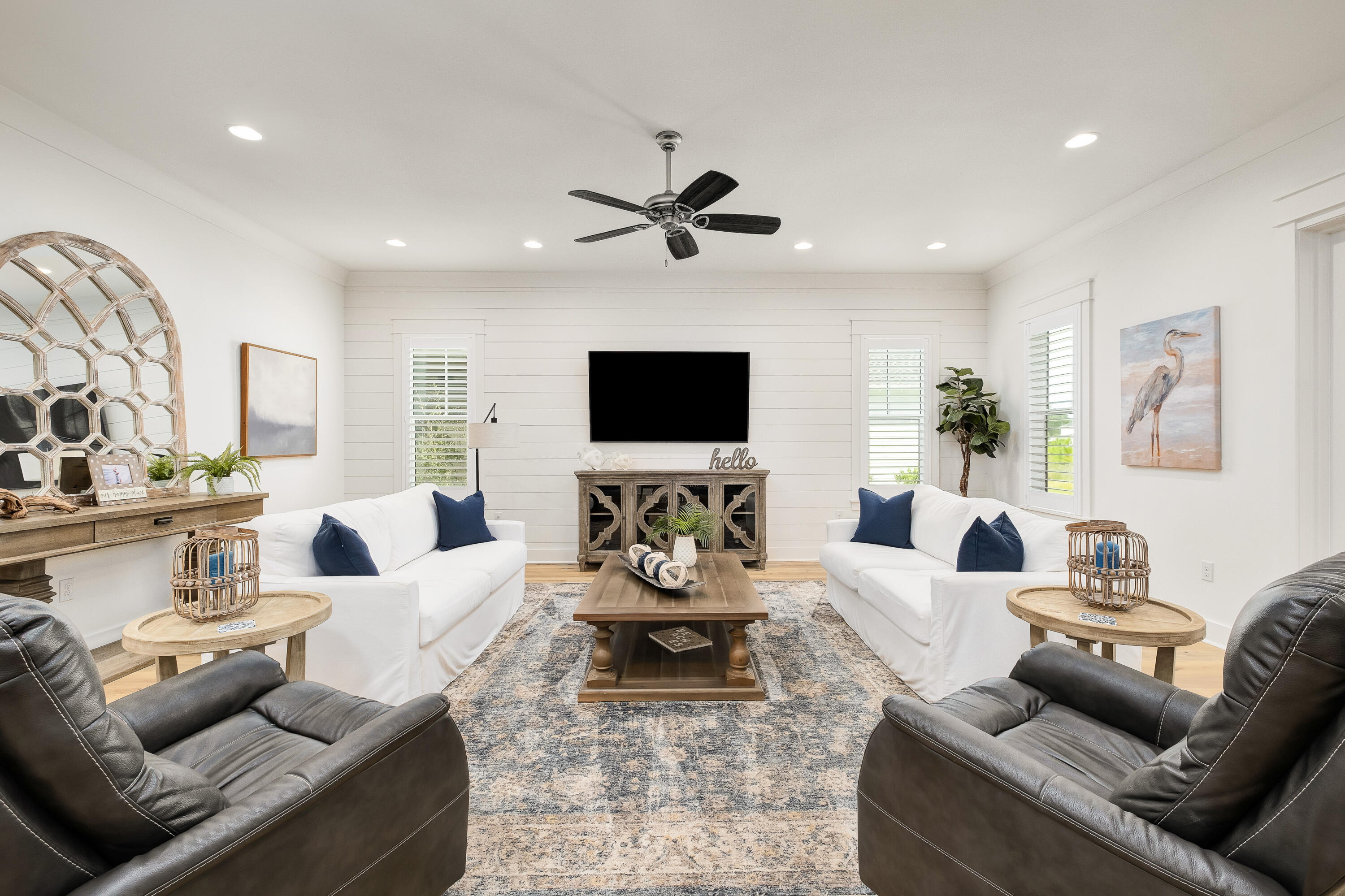 161 Sidecamp Rd Inlet Beach Inlet Beach, FL 32461 - Photo 3 of 66 a living room with furniture and a flat screen tv