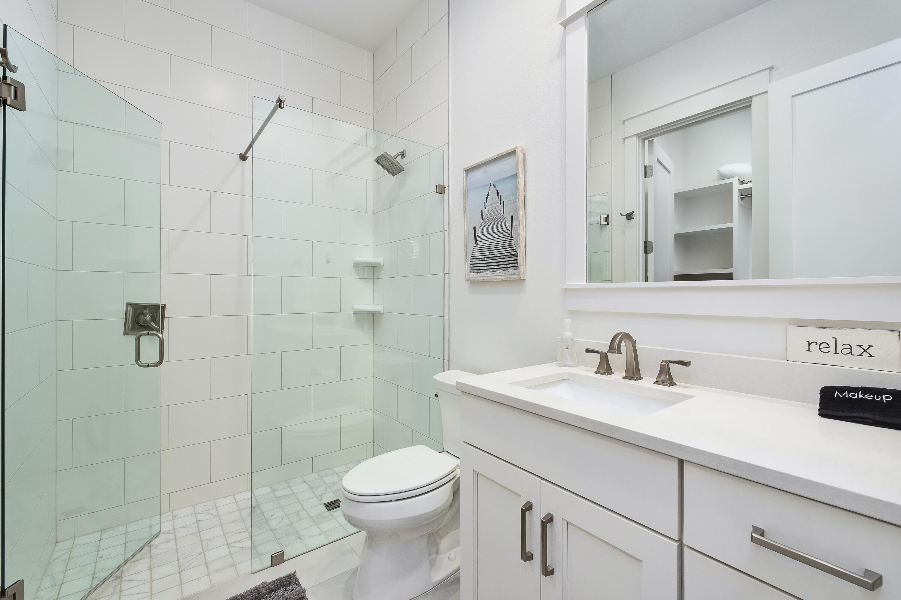 161 Sidecamp Rd Inlet Beach Inlet Beach, FL 32461 - Photo 39 of 66 a bathroom with a sink a toilet and shower