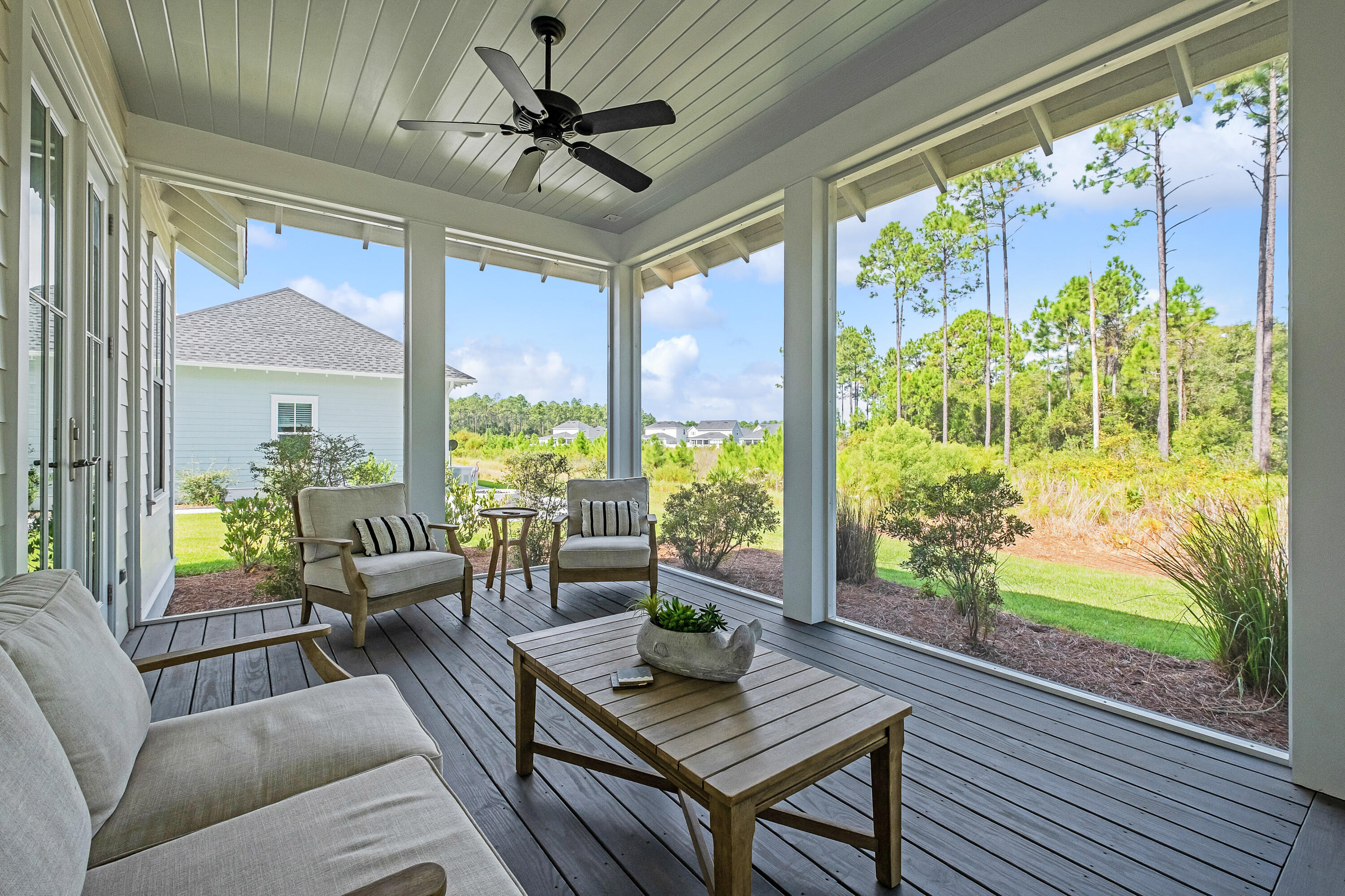 161 Sidecamp Rd Inlet Beach Inlet Beach, FL 32461 - Photo 42 of 66 a living room with large windows