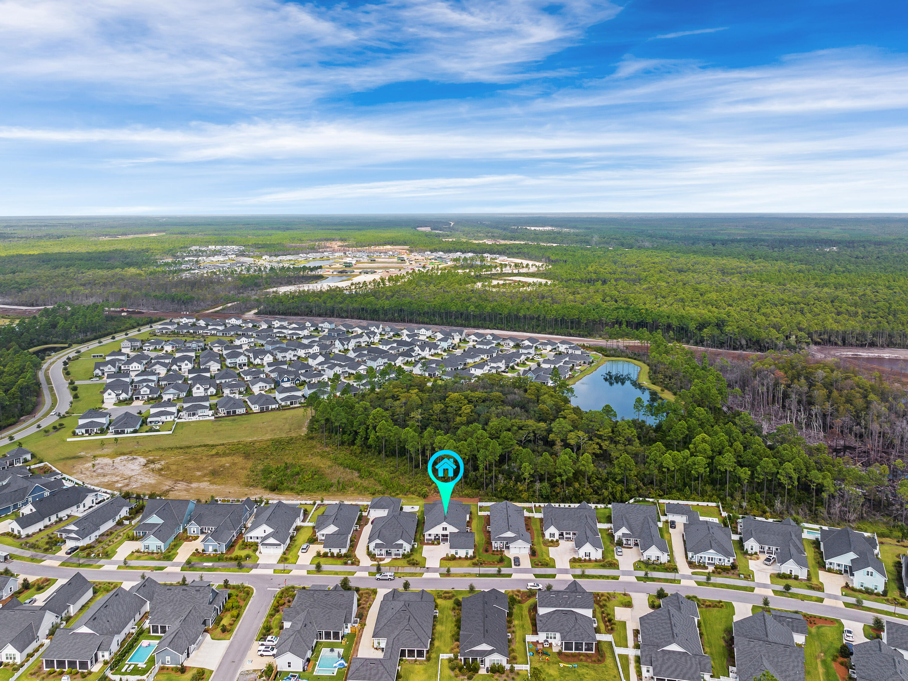 161 Sidecamp Rd Inlet Beach Inlet Beach, FL 32461 - Photo 64 of 66 a view of a city with an ocean view
