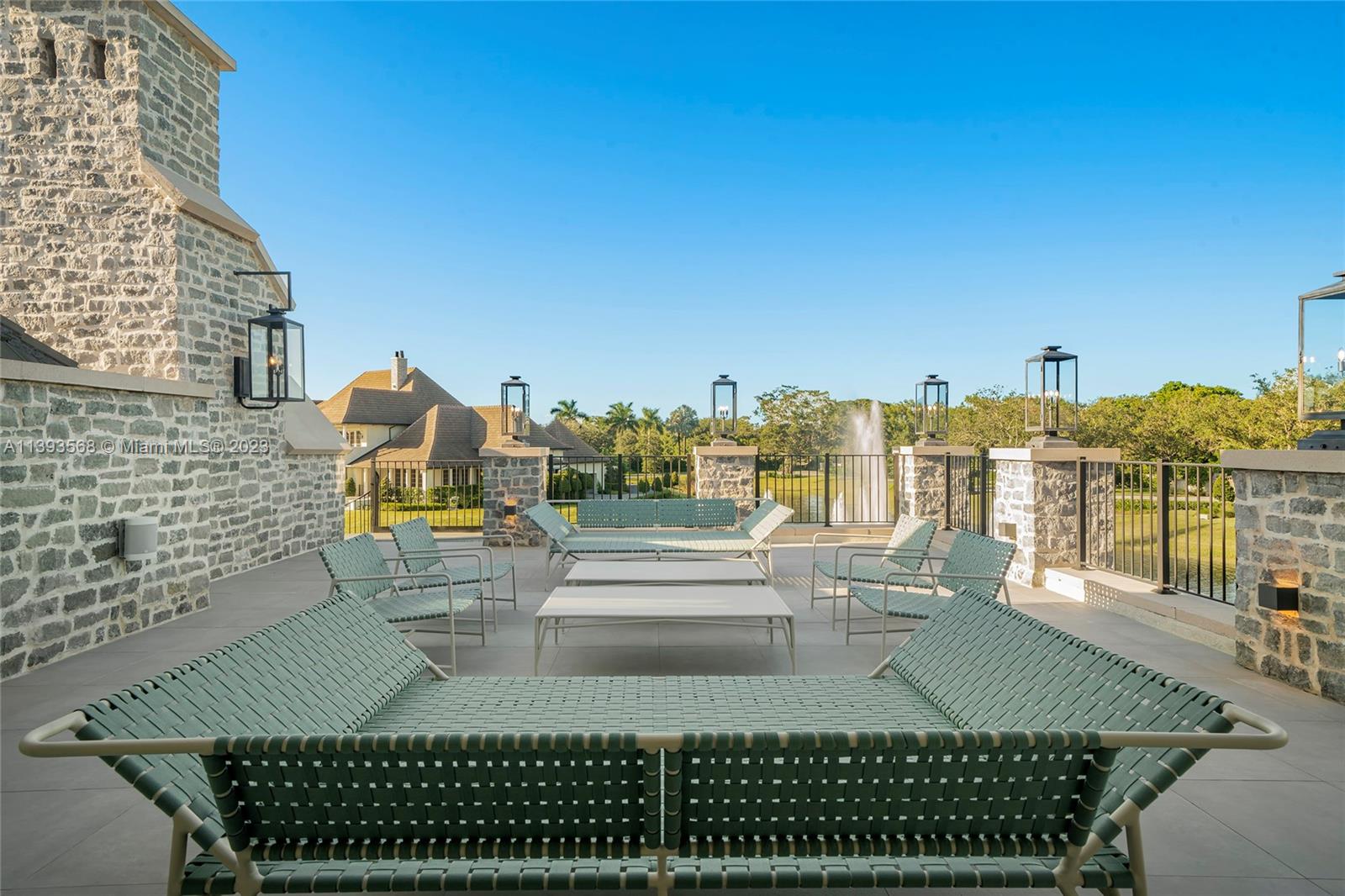13000 Lewin Lane Southwest Ranches, FL 33330 - Photo 42 of 47 a view of roof deck with outdoor seating and city view