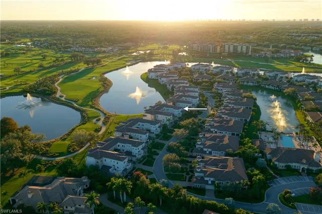 an aerial view of ocean residential houses with outdoor space and ocean view