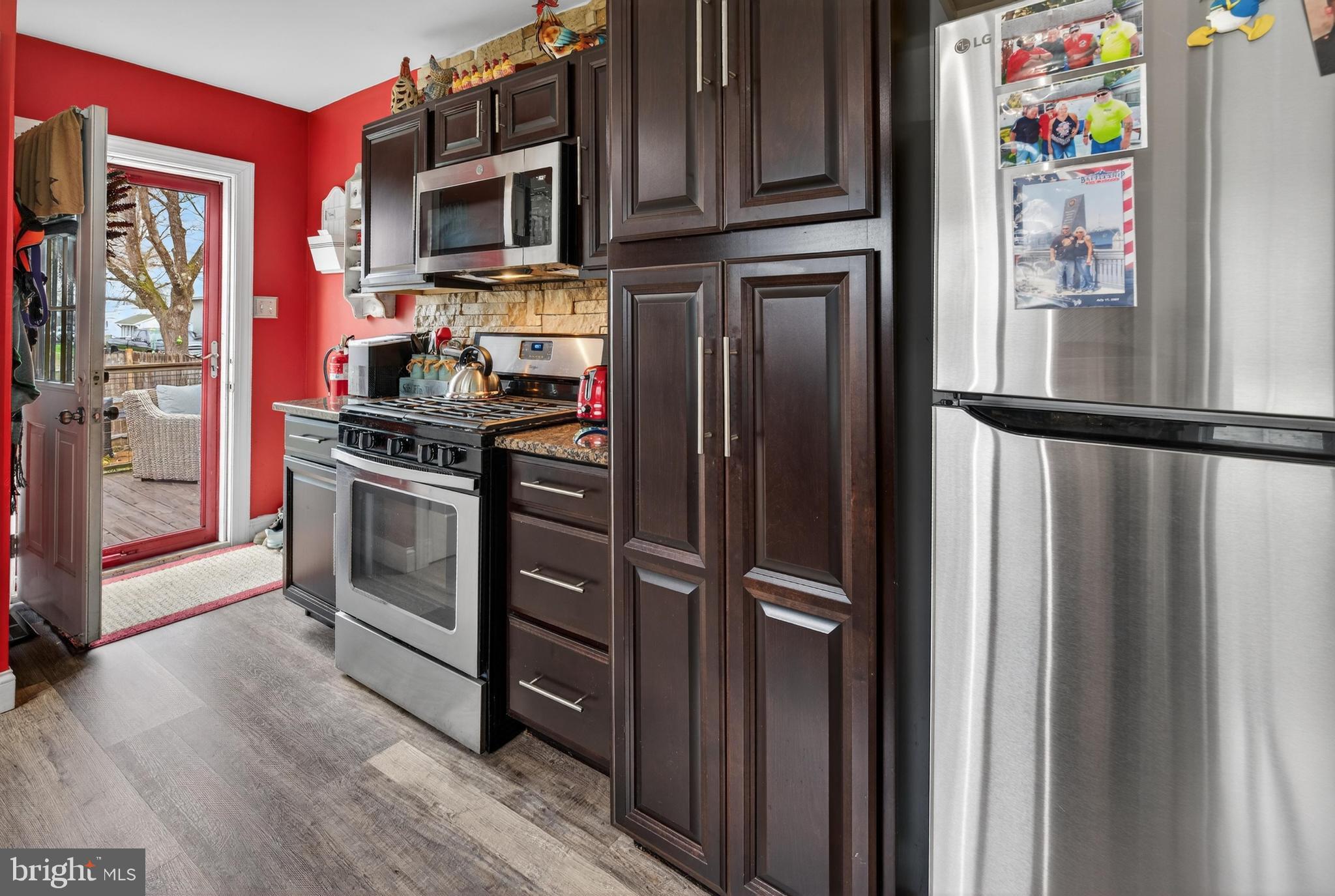 27 Arneys Mt Road Pemberton, NJ 08068 - Photo 11 of 30 Access to Rear Deck, Fenced Area & Deep Lot