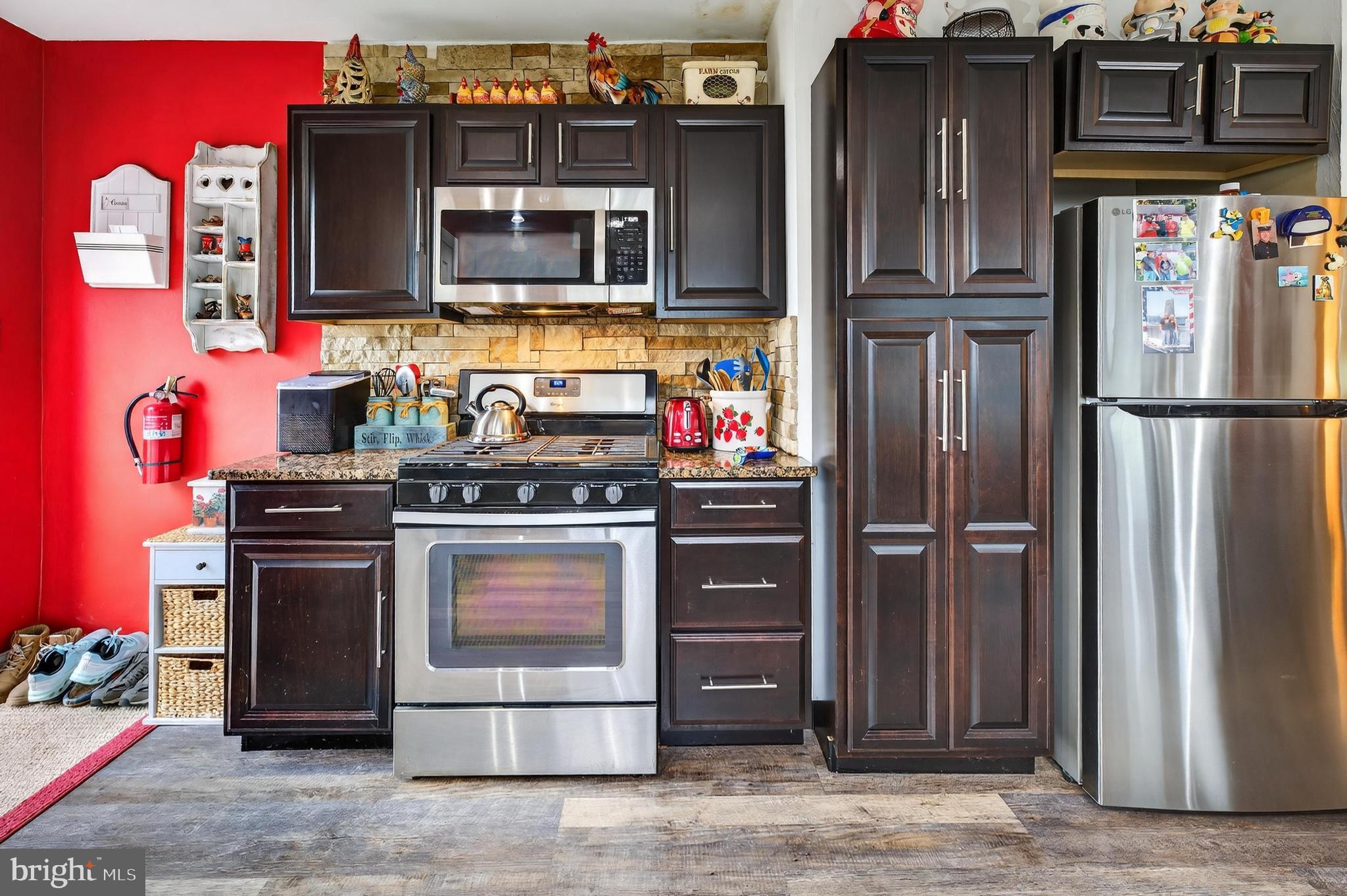 27 Arneys Mt Road Pemberton, NJ 08068 - Photo 15 of 30 Pantry between Propane Range & Refrigerator