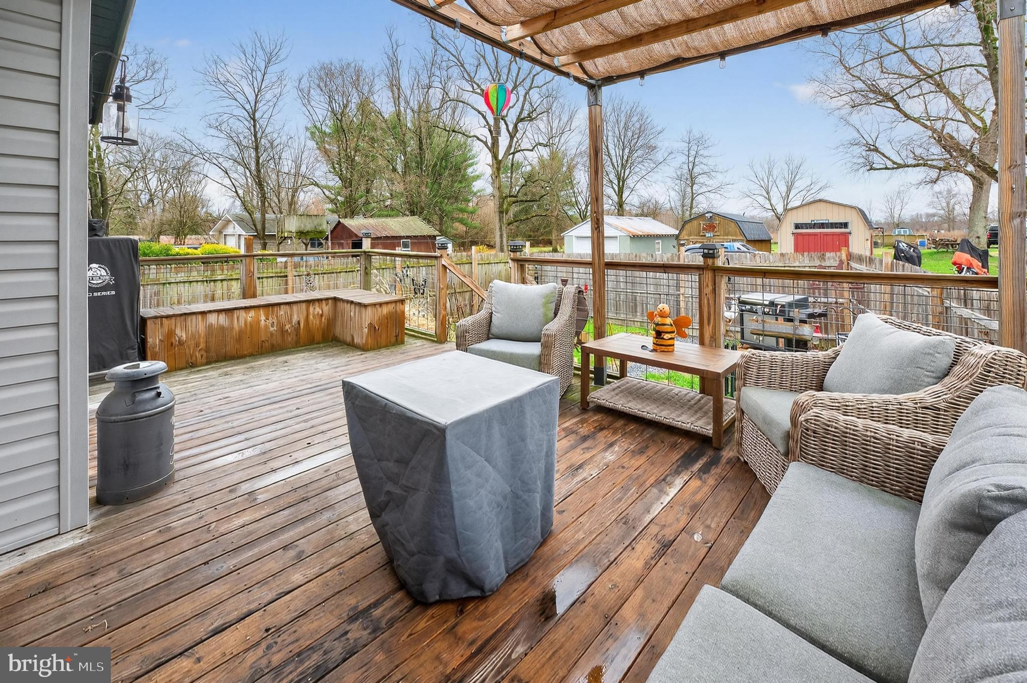 27 Arneys Mt Road Pemberton, NJ 08068 - Photo 25 of 30 Rear Deck located in Fenced Area (pet friendly)