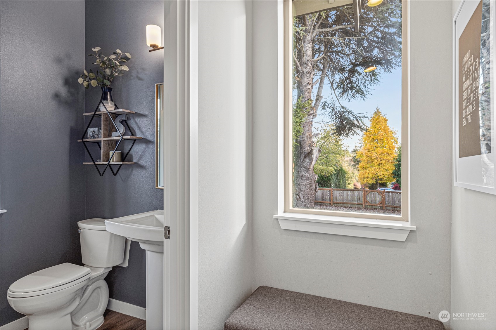 16614 Sylvester Road Southwest Burien, WA 98166 - Photo 8 of 40 a white toilet sitting next to a window