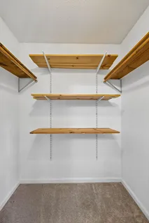 a view of a room with an empty space