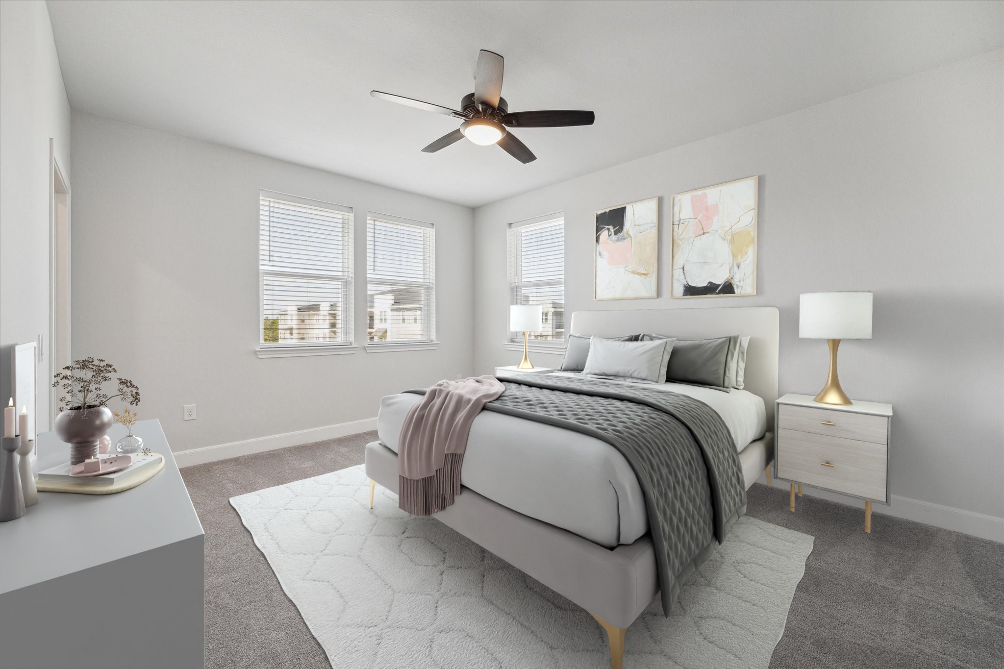 6804 Westview Drive, Unit 1407 Houston, TX 77055 - Photo 14 of 31 Virtually Staged secondary bedroom.