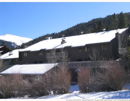 108 Guller Road, Unit A6 Frisco, CO 80443 - Photo 3 of 7 Exterior Front. Ten mile Haus is right at the base of Copper Mountain. Ski to the back door. Walk to anything yet secluded wooded feel.