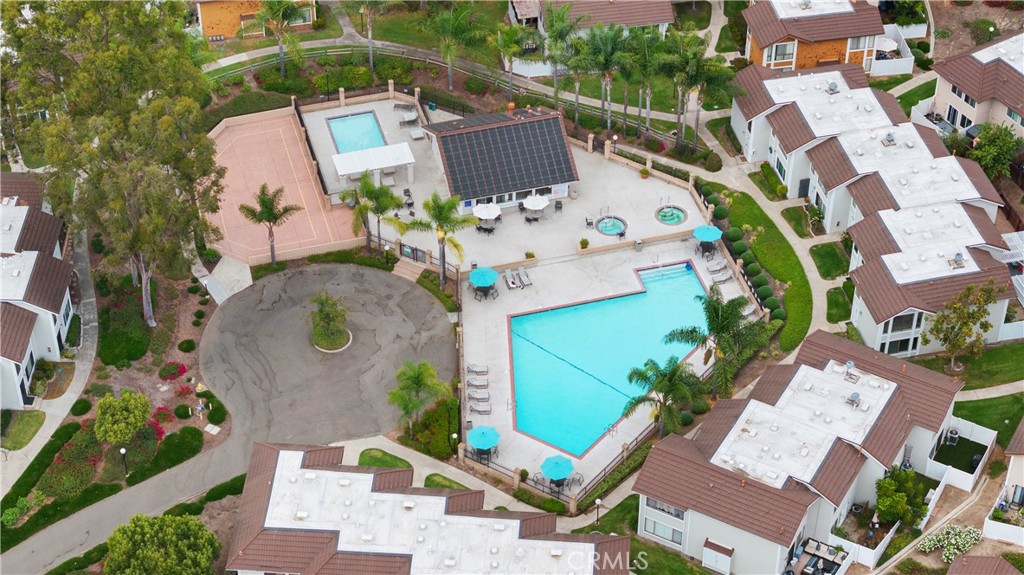 25885 Trabuco Road, Unit 91 Lake Forest, CA 92630 - Photo 28 of 36 an aerial view of a house with a yard and lake view