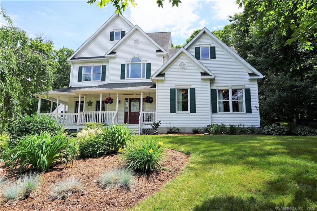 This spotless 4 bedroom home features good sized rooms with high ceilings and windows that let the natural light in throughout the day. Mature trees professionally landscaped perennial gardens and stone walls adorn this property that is nestles at the end of a cul-de-sac in North Farms. Receipts for the concrete foundation are available. See the next pic for one of the receipts.