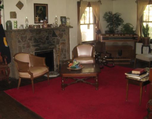 203 Weeks Road Slippery Rock, PA 16057 - Photo 4 of 13 Living Room. Beautiful Stone Fireplace.