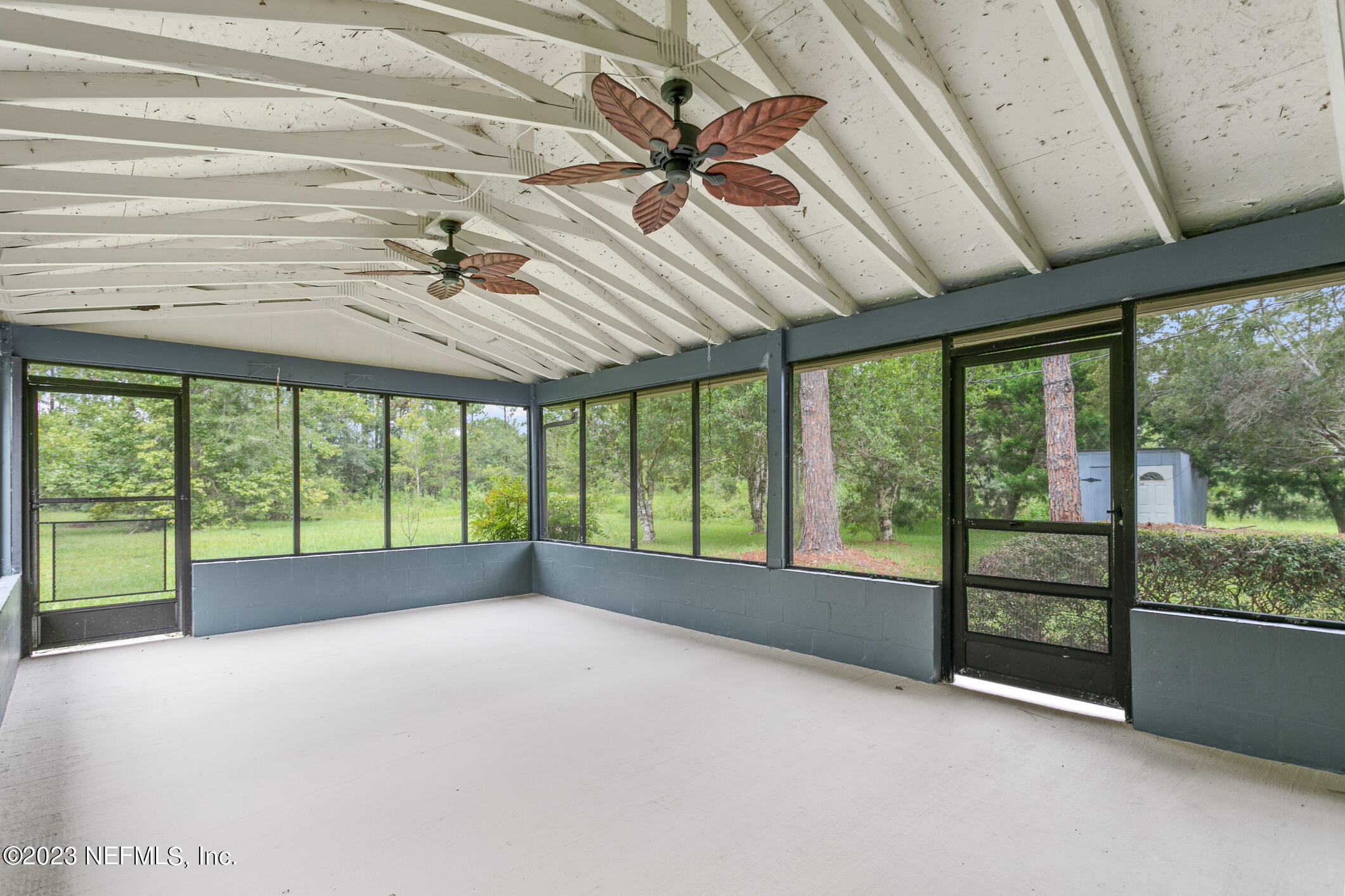 2555 Pacetti Road, Unit AC St. Augustine, FL 32092 - Photo 36 of 50 a view of an empty room with a balcony