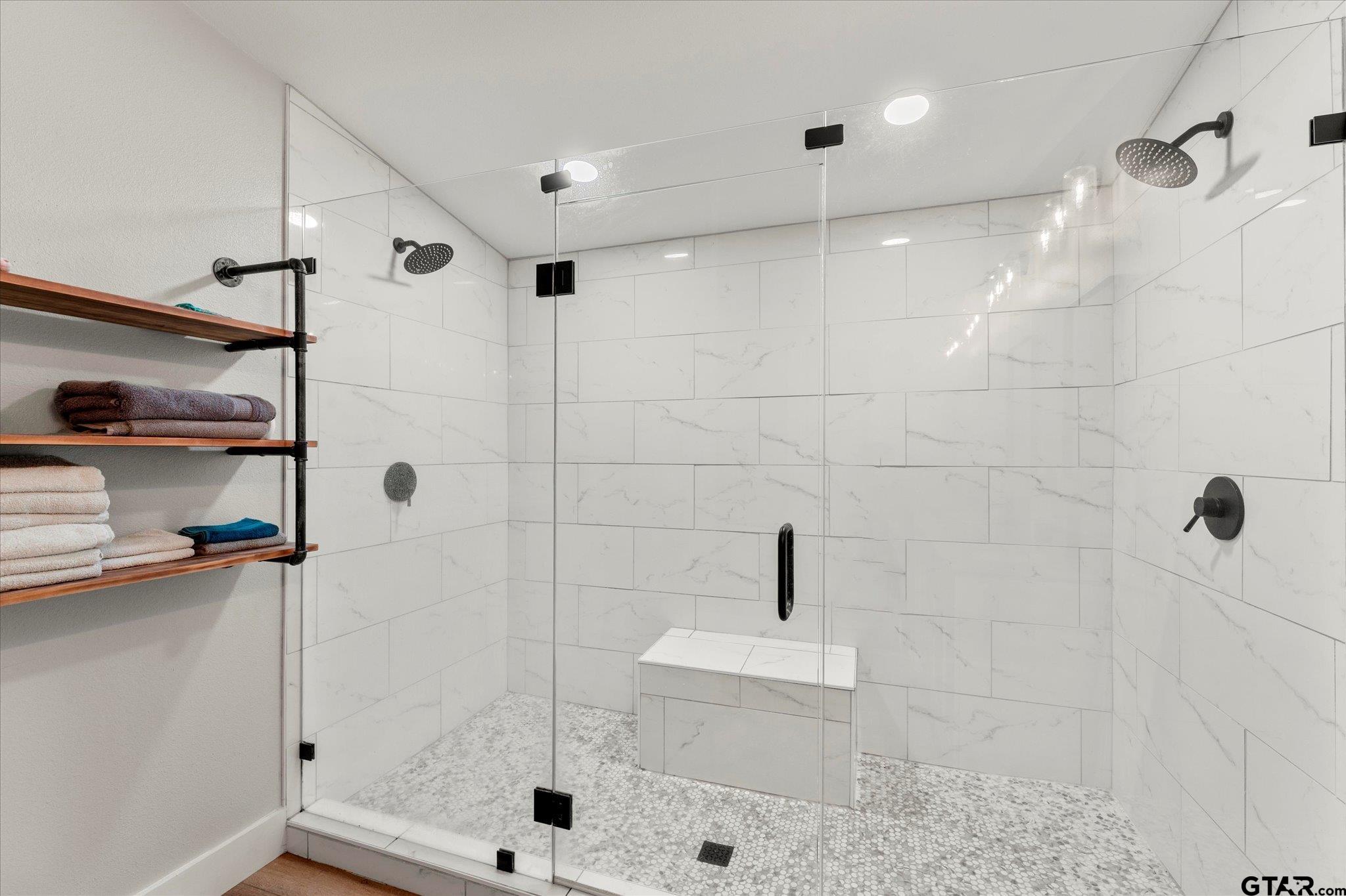 170 Private Road Leesburg, TX 75451 - Photo 35 of 46 a bathroom with a shower