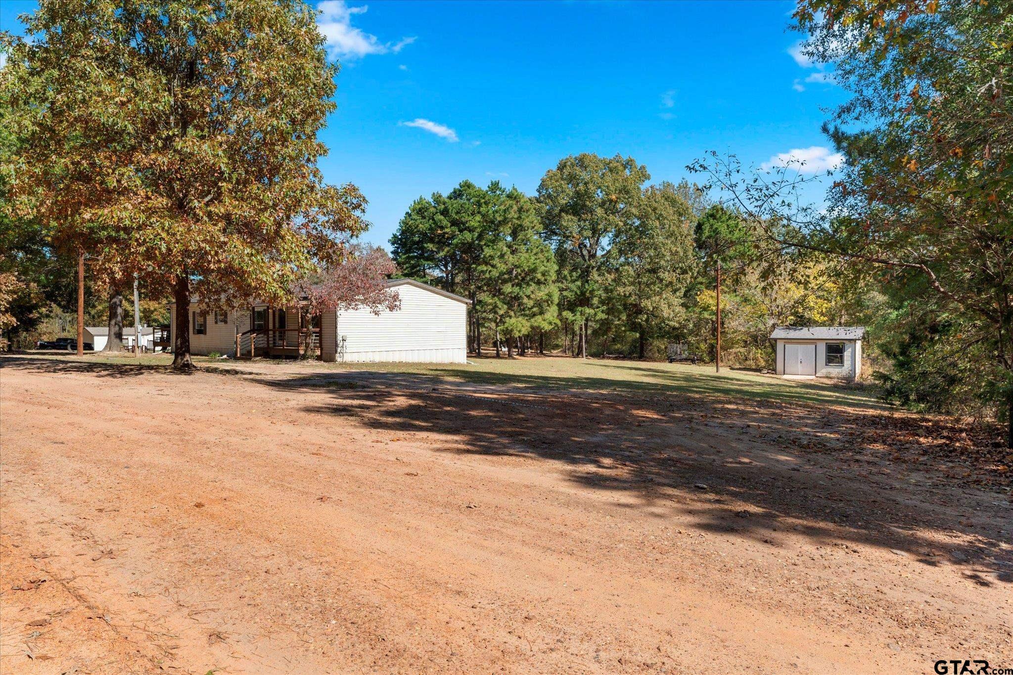 170 Private Road Leesburg, TX 75451 - Photo 10 of 46 a view of road with large trees