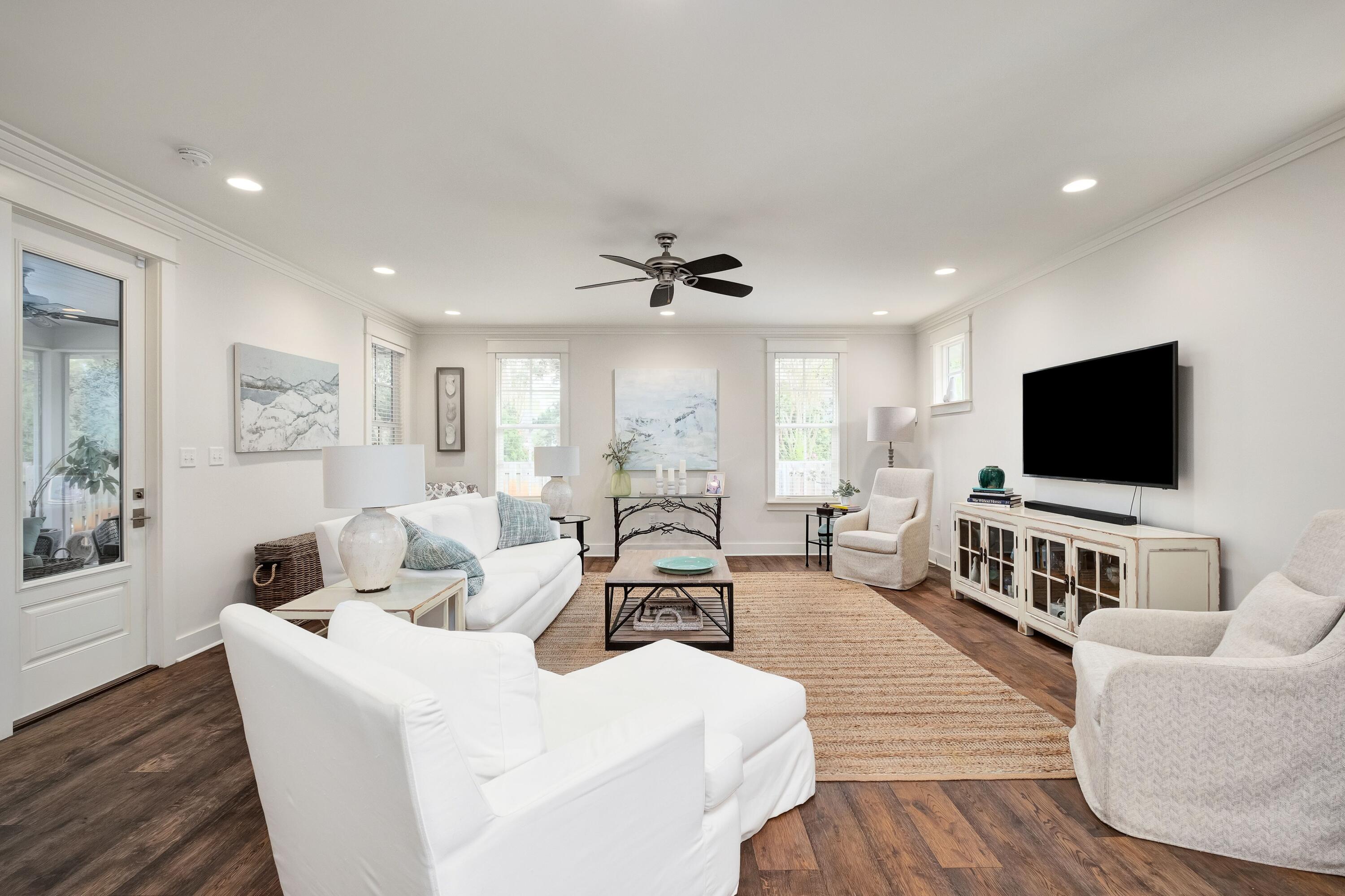 41 Carson Court Miramar Beach, FL 32550 - Photo 5 of 67 a living room with furniture and a flat screen tv