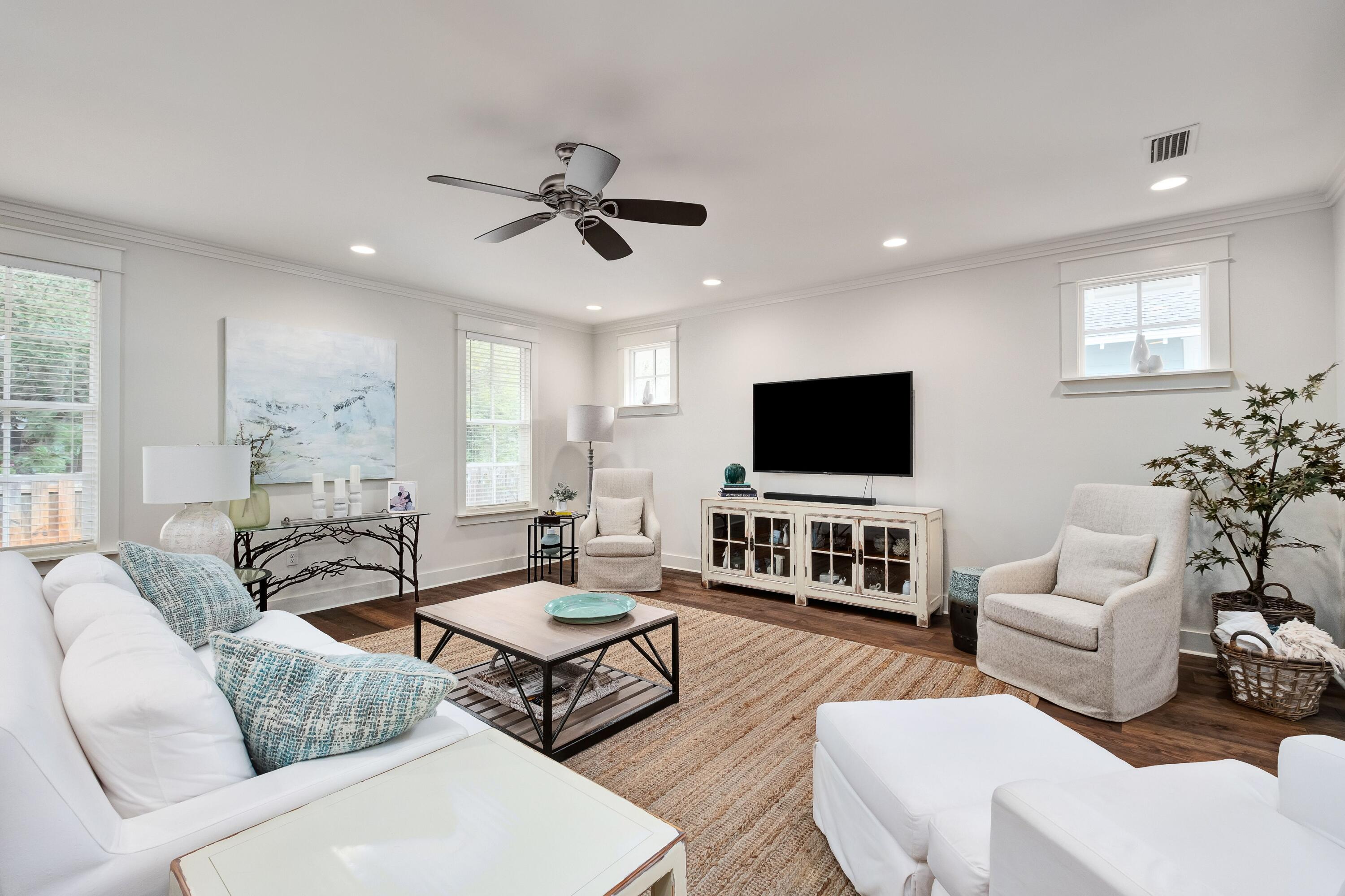 41 Carson Court Miramar Beach, FL 32550 - Photo 6 of 67 a living room with furniture and a flat screen tv