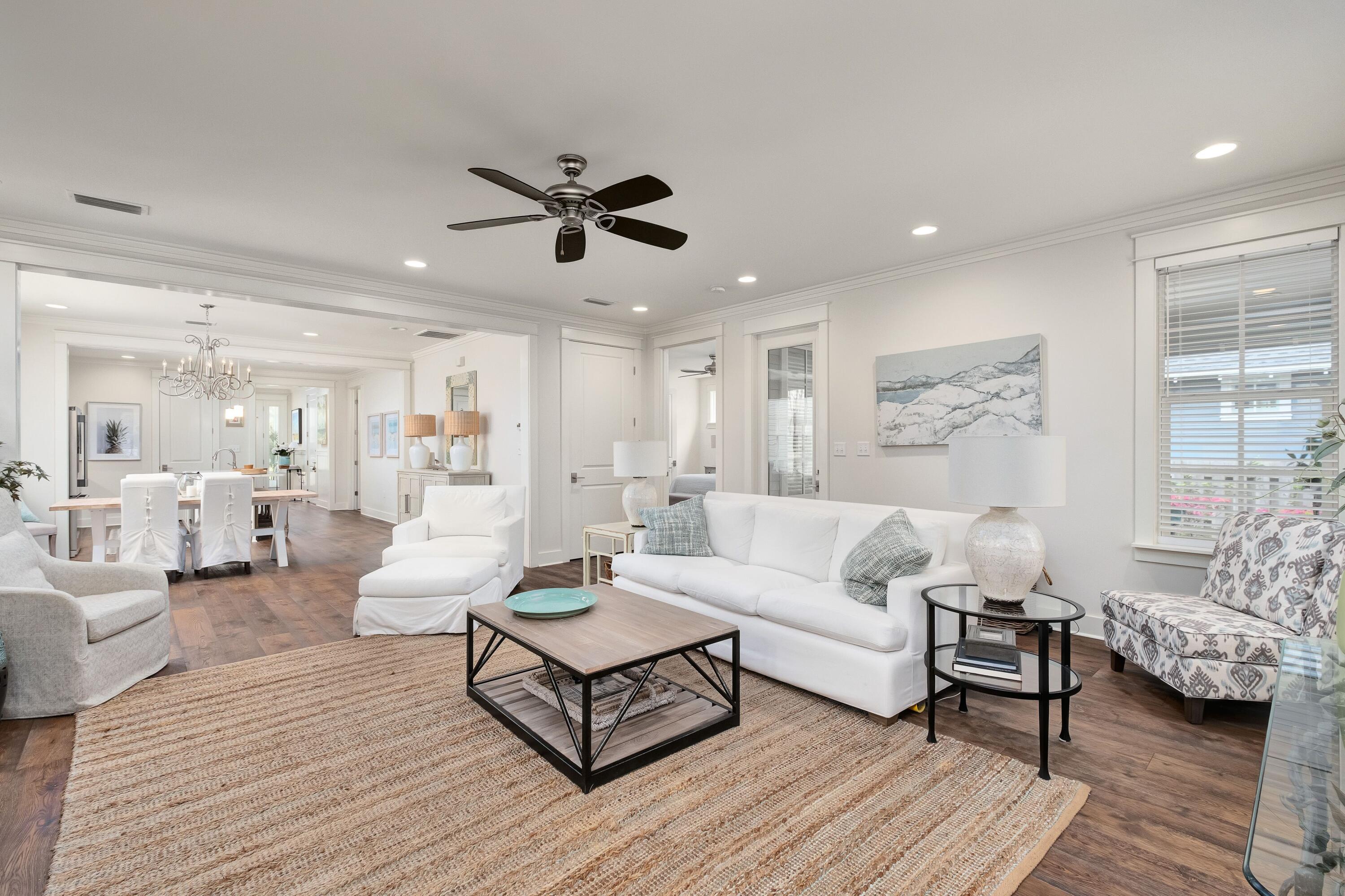 41 Carson Court Miramar Beach, FL 32550 - Photo 8 of 67 a living room with furniture and a wooden floor