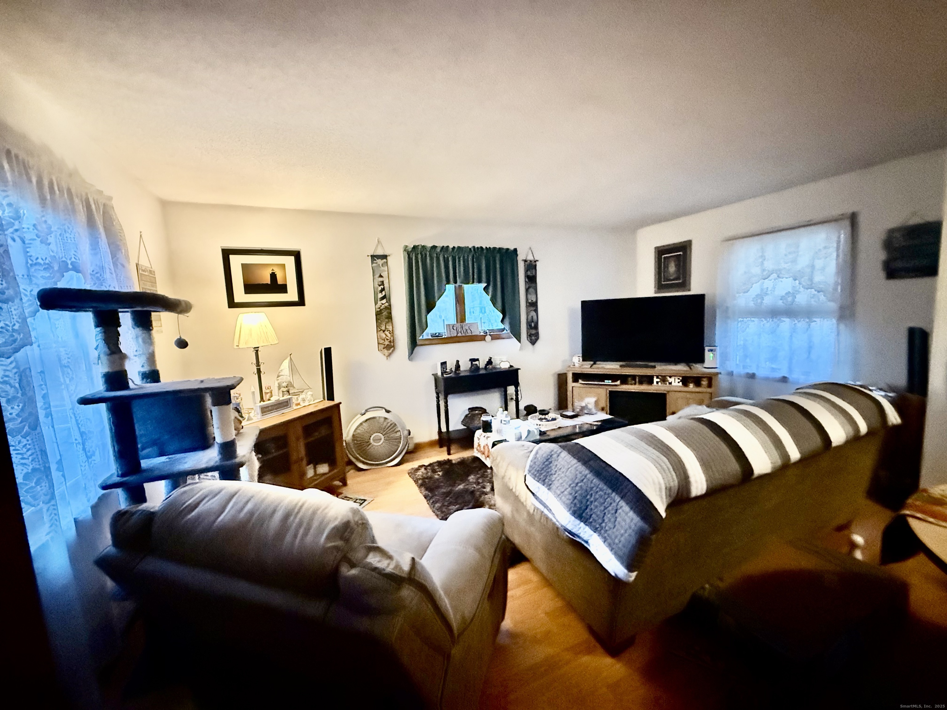 226 West High Street East Hampton, CT 06424 - Photo 19 of 21 a living room with furniture a lamp and a flat screen tv
