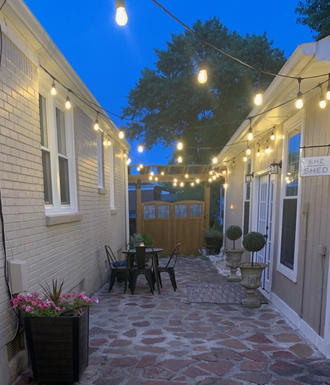 503 Perkins Drive Franklin, TN 37064 - Photo 38 of 40 a view of a patio with chairs and potted plants