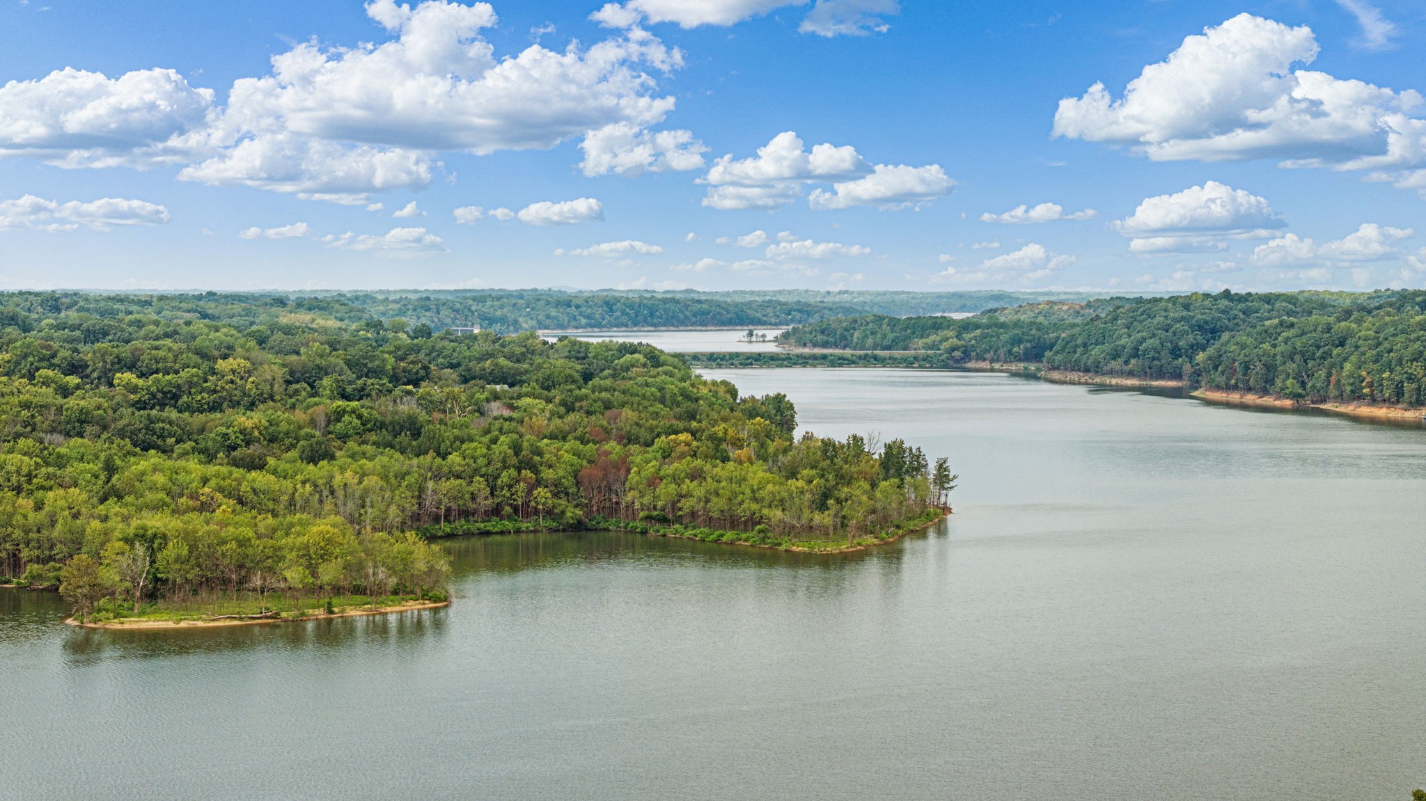 53 Eagle Point Drive Austin, KY 42123 - Photo 11 of 20 a view of a lake with houses in the back