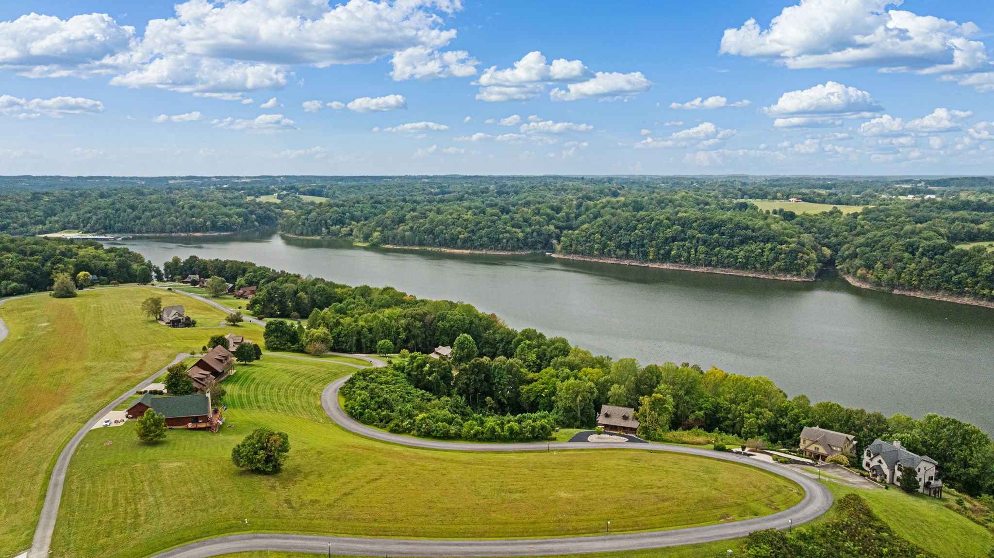 53 Eagle Point Drive Austin, KY 42123 - Photo 20 of 20 an aerial view of a house with swimming pool and outdoor seating