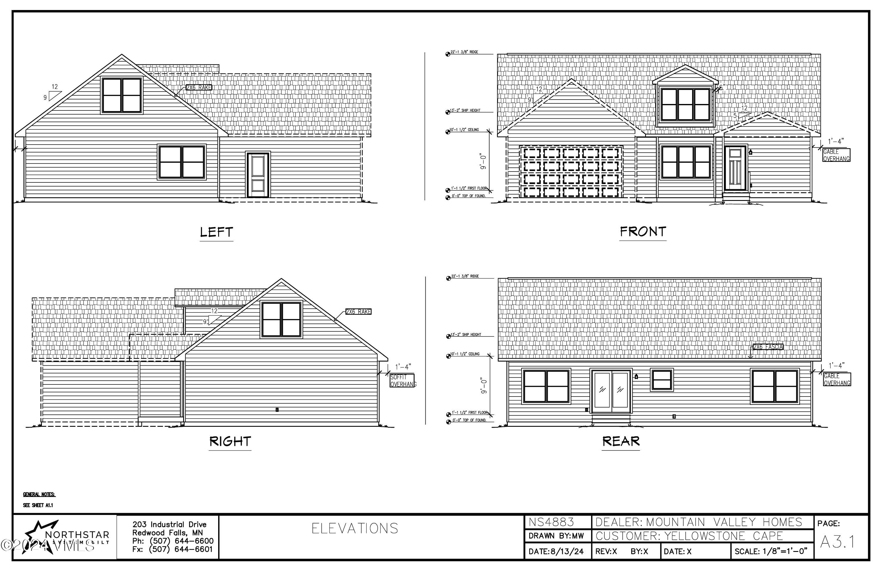 325 Blackhawk Road Gypsum, CO 81637 - Photo 8 of 8 Yellowstone Cape - Floor Plans.pdf_Page_