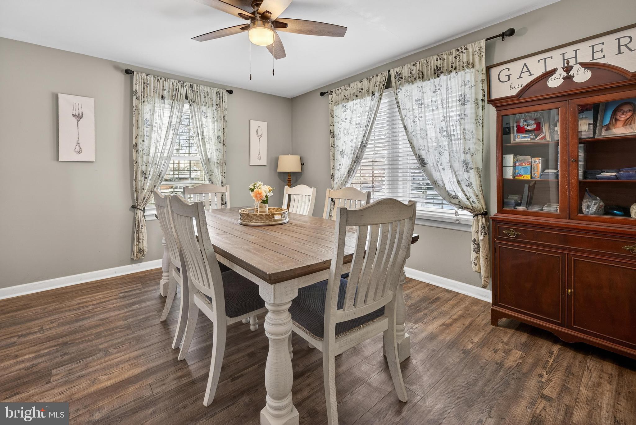 115 South Walnut Avenue Maple Shade, NJ 08052 - Photo 17 of 31 a view of a dining room with furniture window and wooden floor