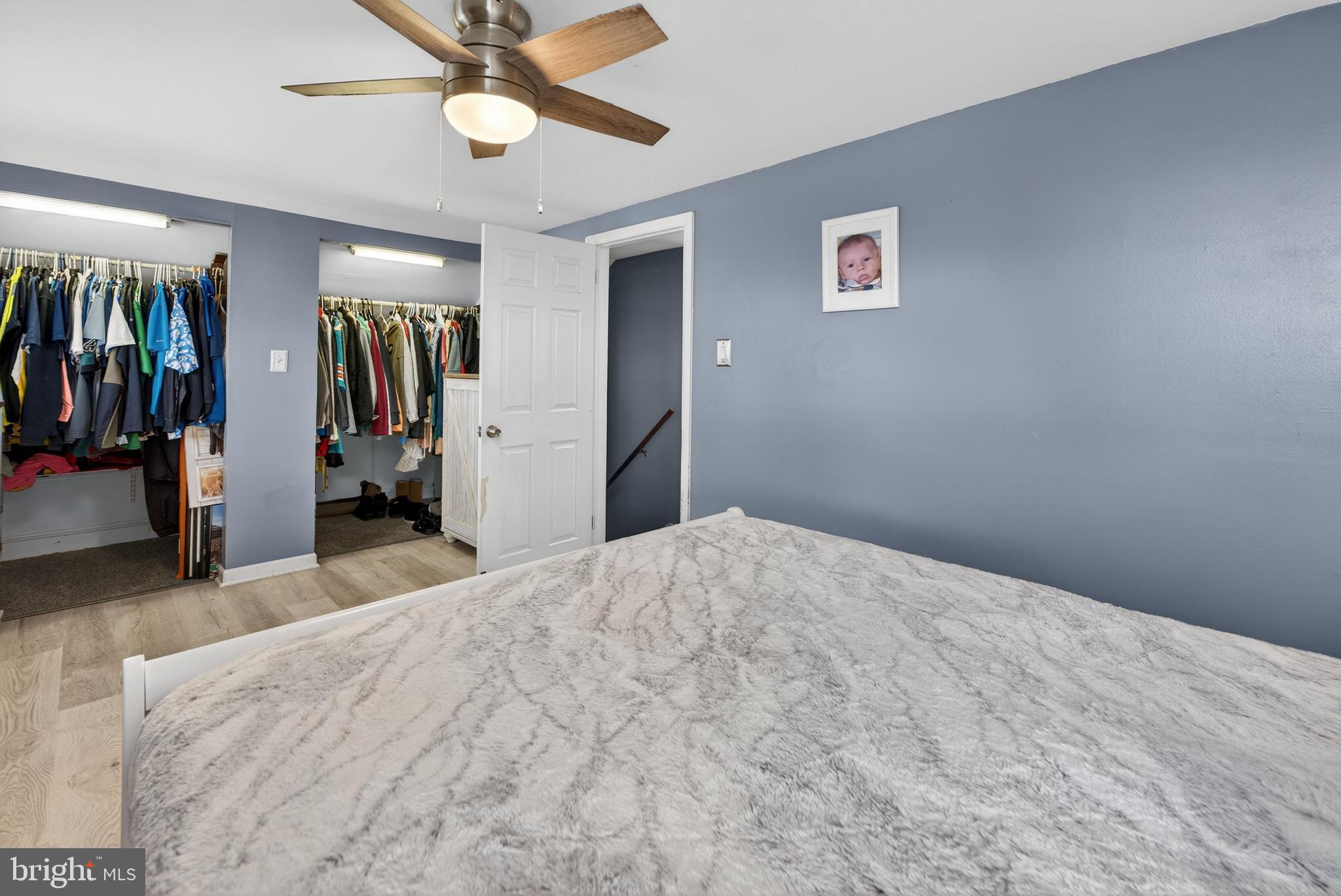 115 South Walnut Avenue Maple Shade, NJ 08052 - Photo 23 of 30 a bedroom with a bed and a walk in closet
