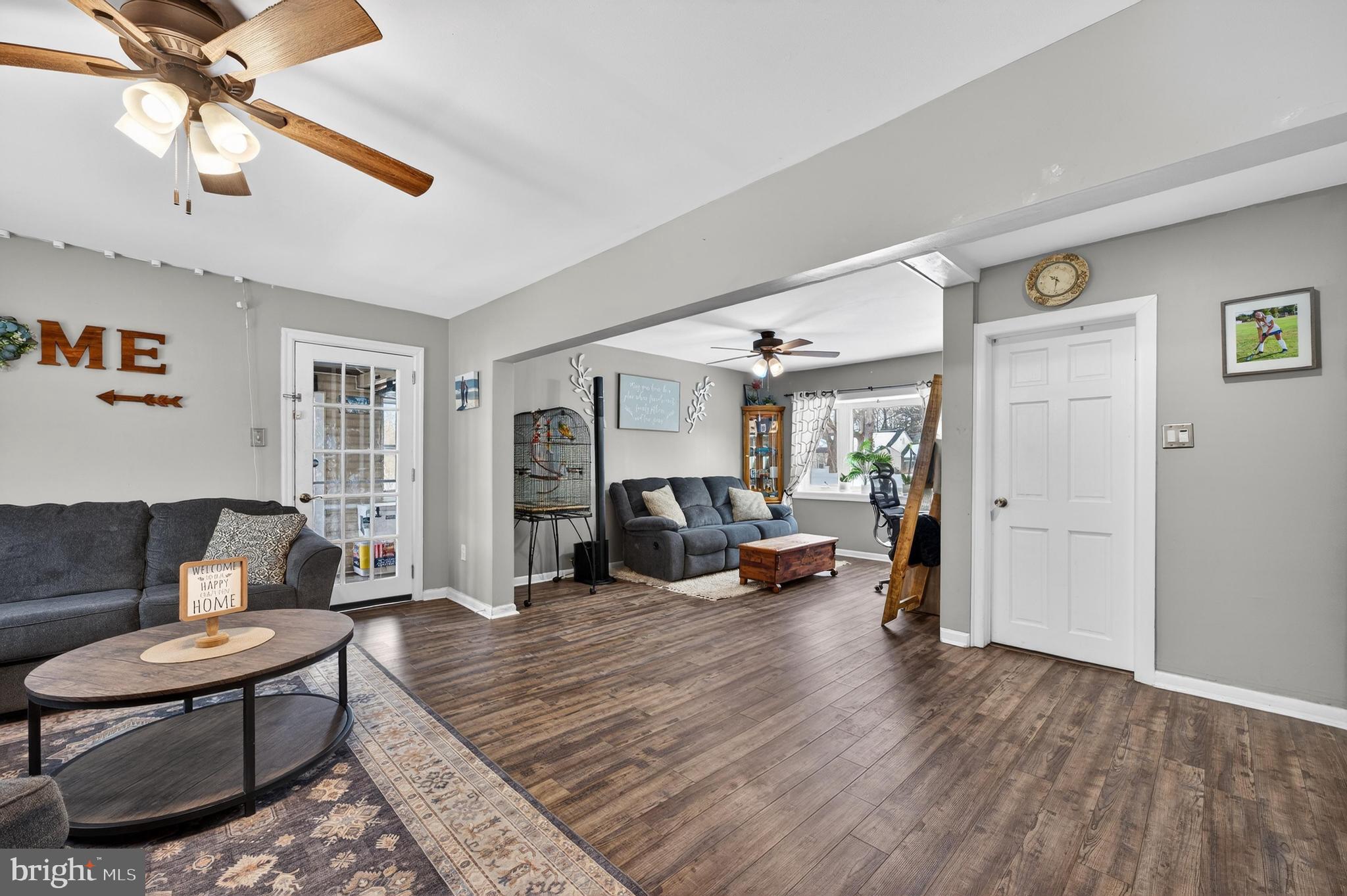 115 South Walnut Avenue Maple Shade, NJ 08052 - Photo 3 of 31 a living room with furniture and a wooden floor