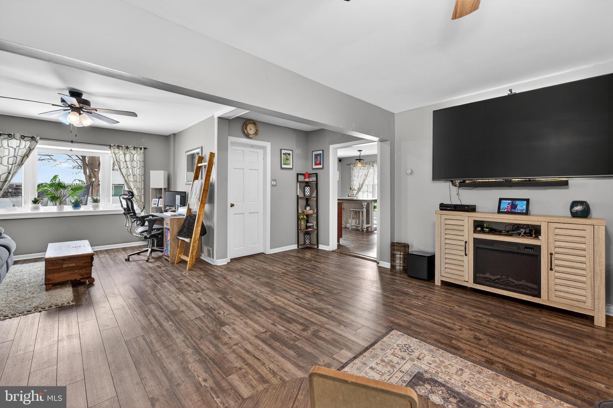 115 South Walnut Avenue Maple Shade, NJ 08052 - Photo 3 of 30 a view of a livingroom with furniture and a flat screen tv