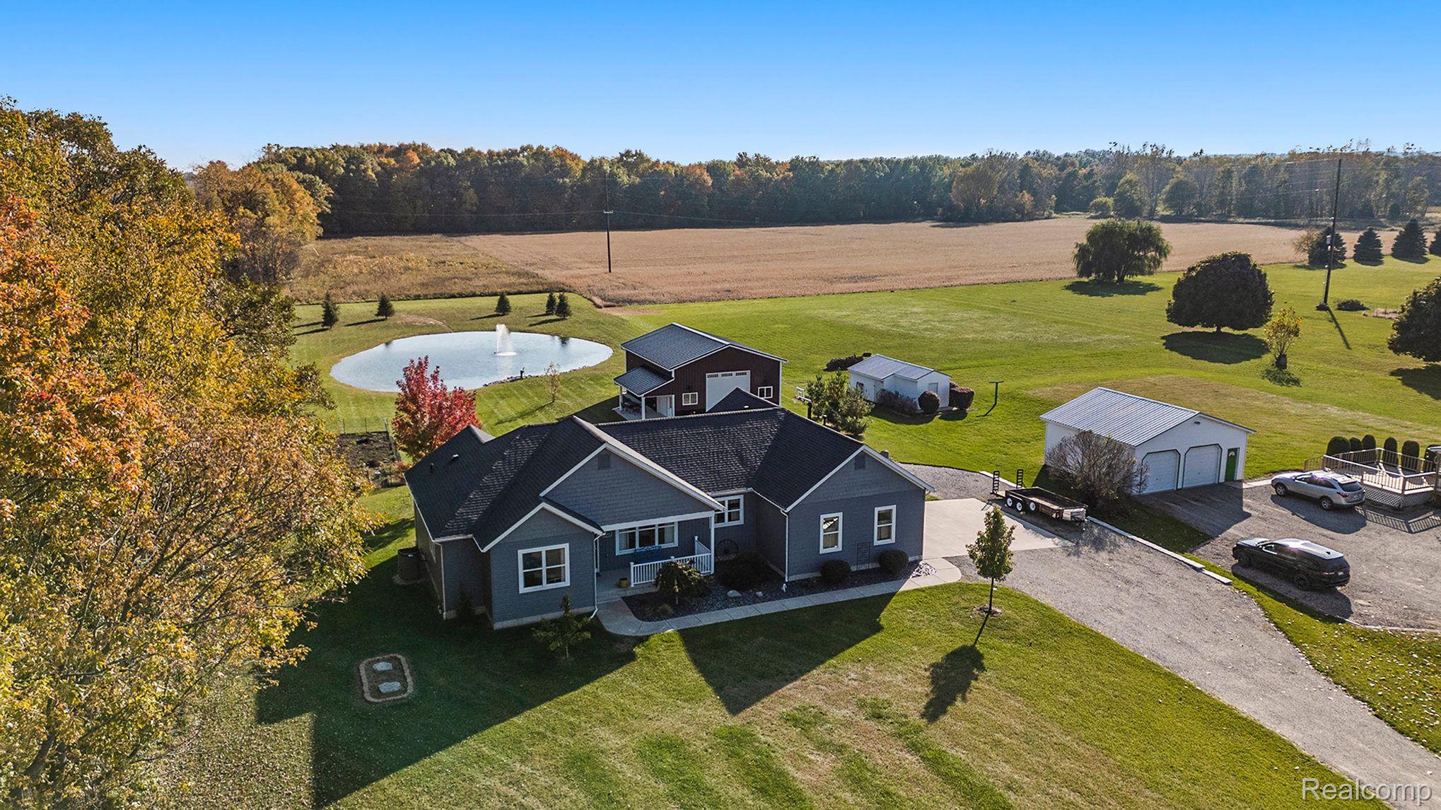 7898 Hough Road Almont, MI 48003 - Photo 36 of 42 Overhead home view