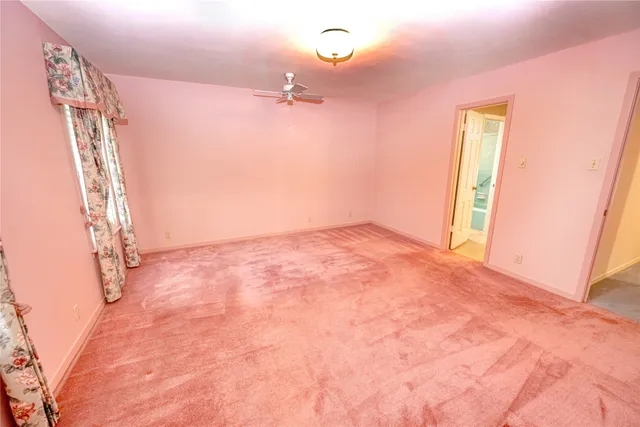 a view of a room with an empty space