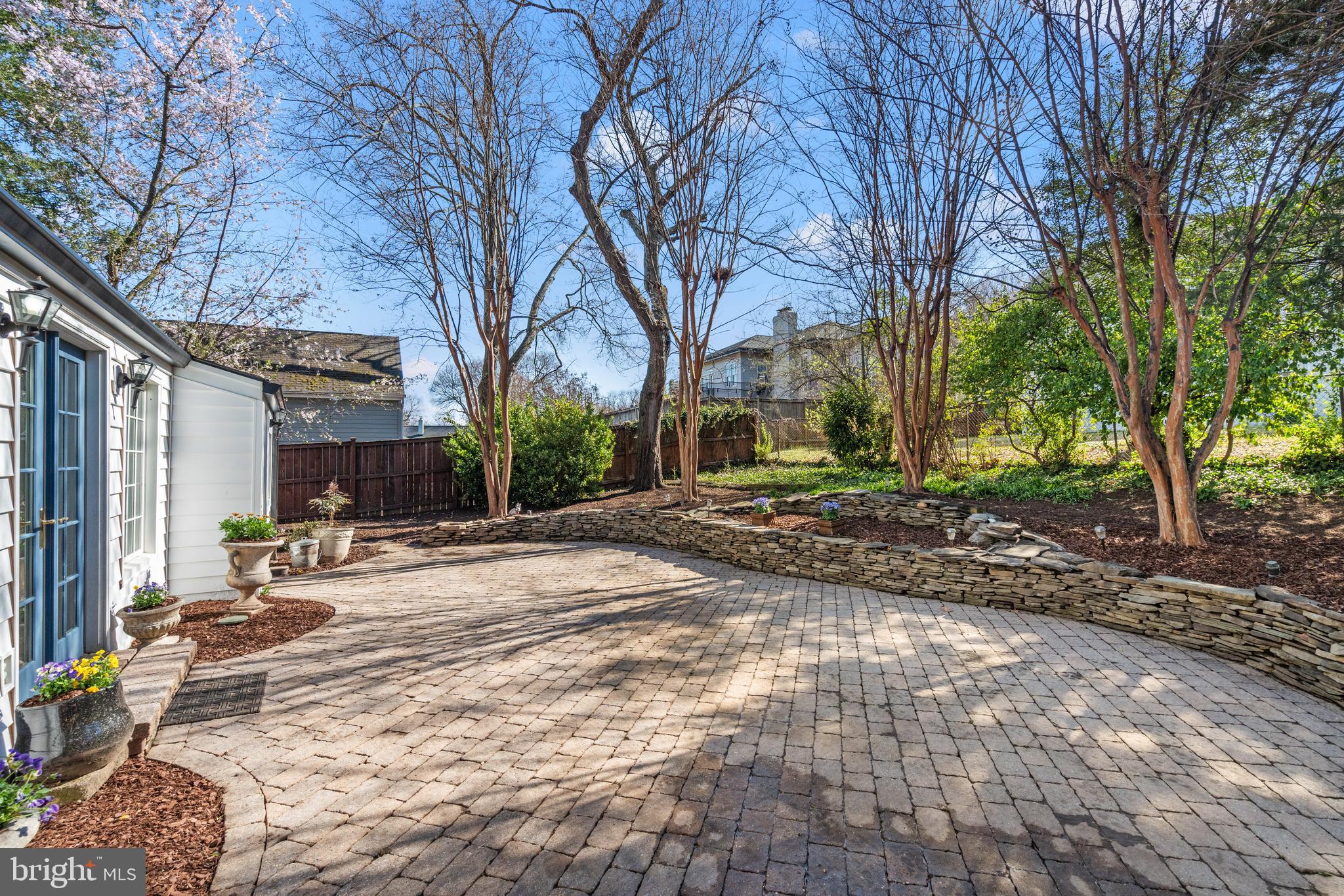 402 Skyhill Road Alexandria, VA 22314 - Photo 34 of 42 Fully fenced, professionally landscaped/hardscape