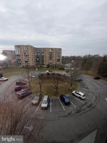 a view of an empty room with a garage